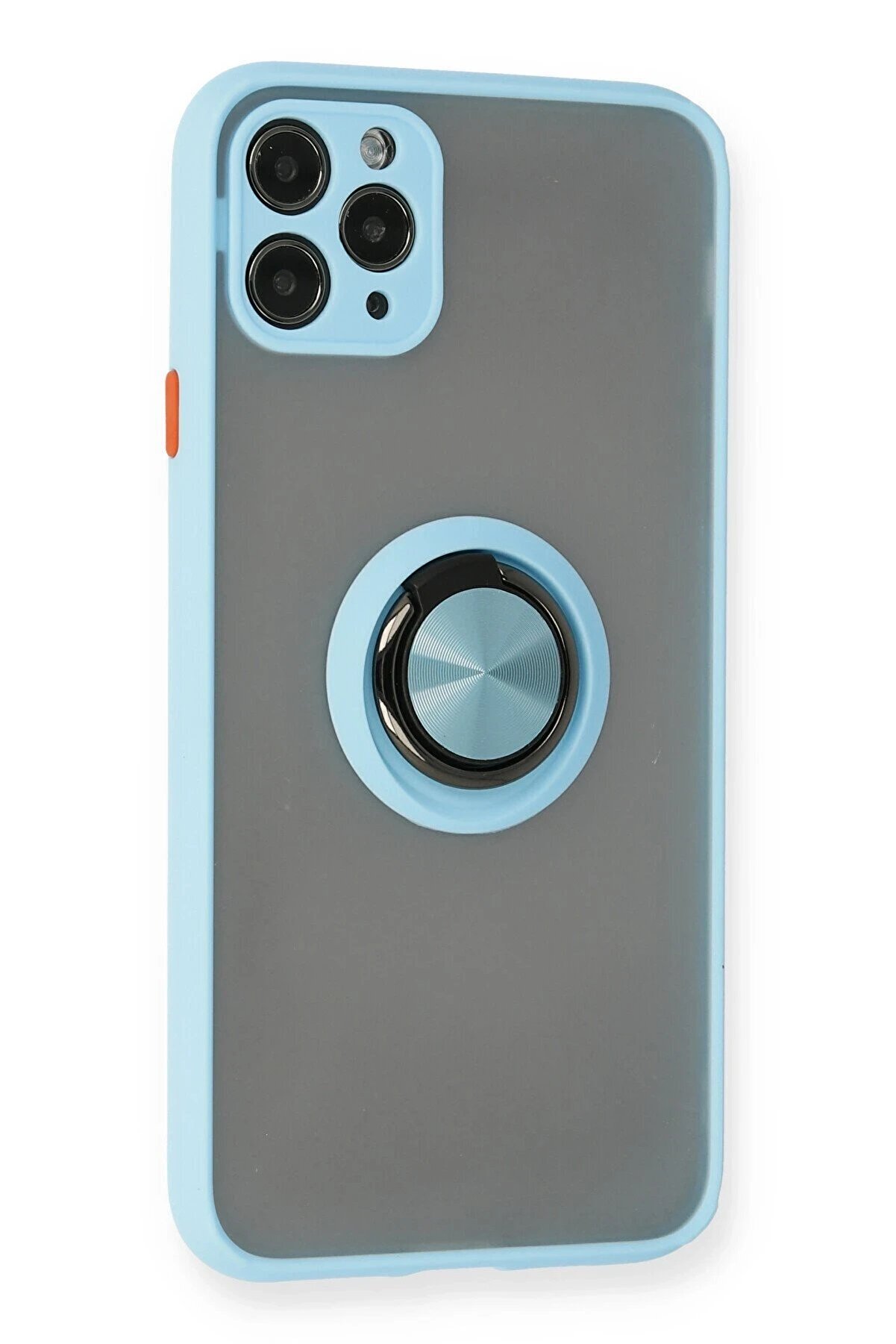 İphone 11 Pro Kılıf Montreal Y&uuml;z&uuml;kl&uuml; Si̇li̇kon Kapak - Buz Mavi̇ - Dropx6639-8314