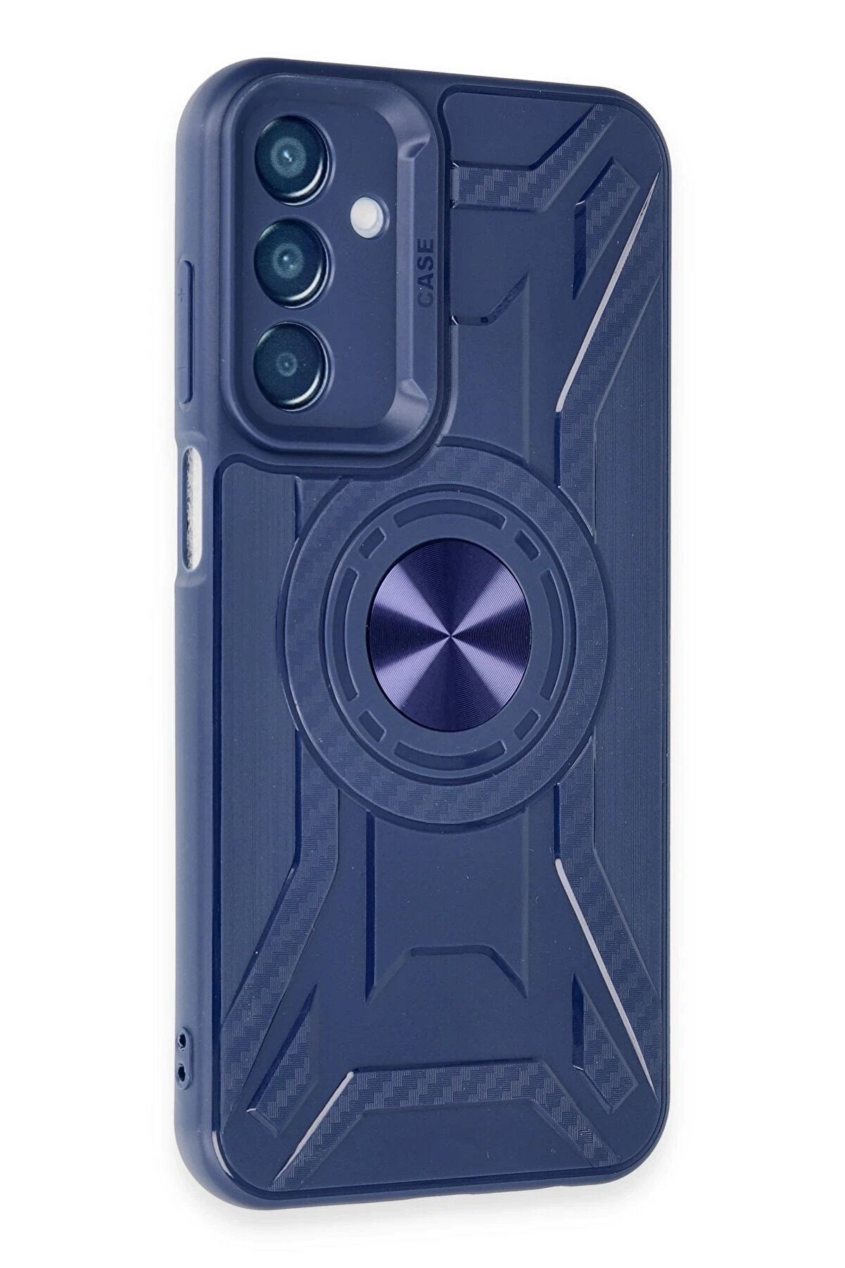 Galaxy M15 Uyumlu Kılıf Li̇ncoln Si̇li̇kon - Laci̇vert