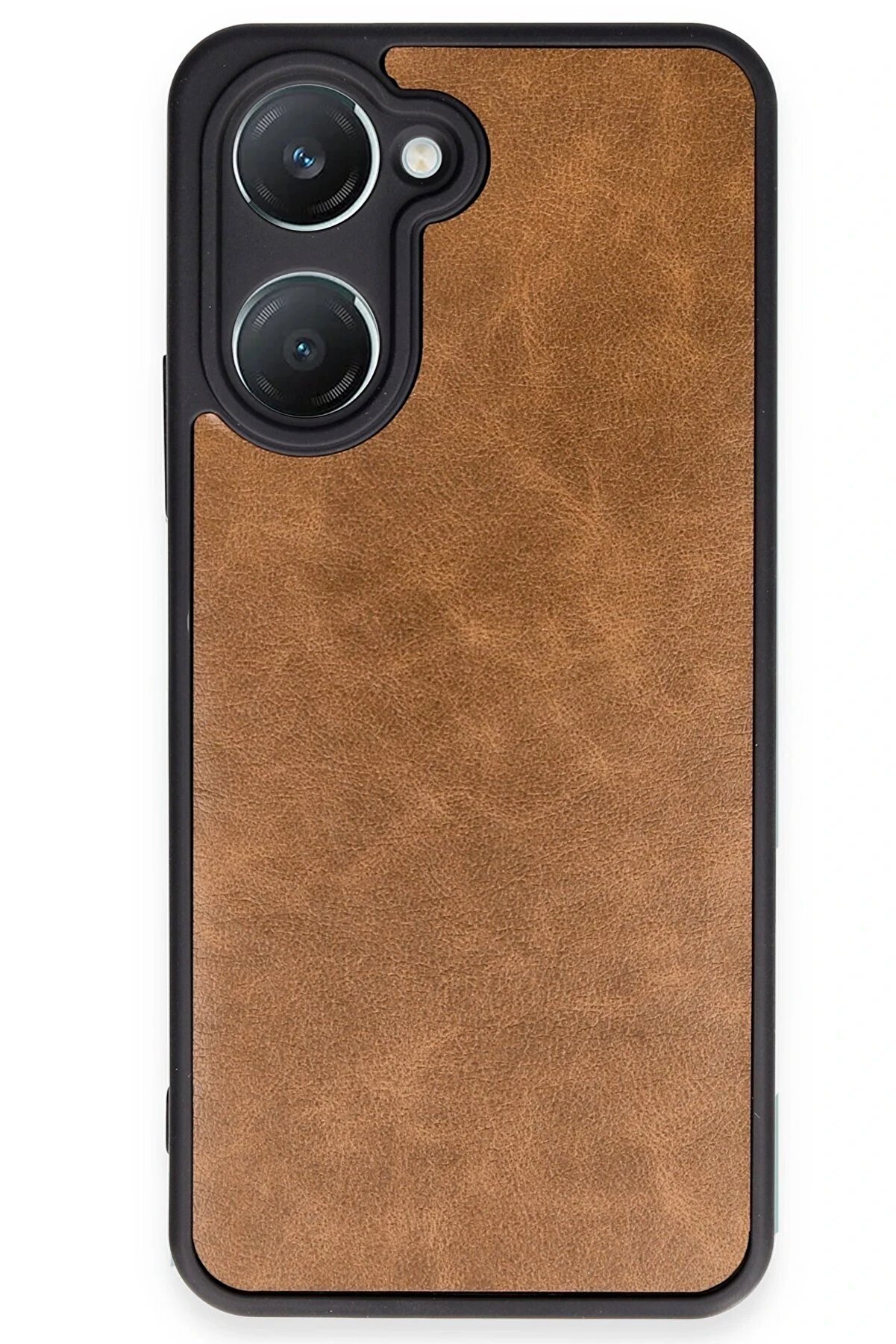 Vi̇vo Y18 Kılıf Aras Deri̇ Kapak - Taba - Dropx8168-5003