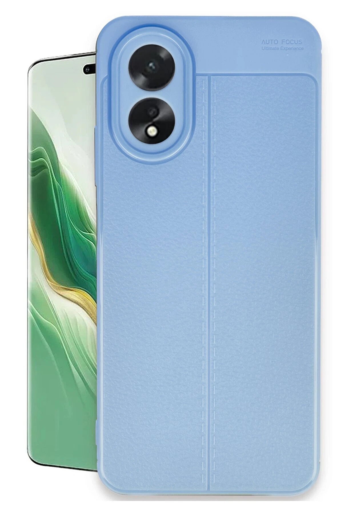 CepteToptan Oppo A38 Kılıf Auto Focus Kapak - Mavi - DROPX8693-3539