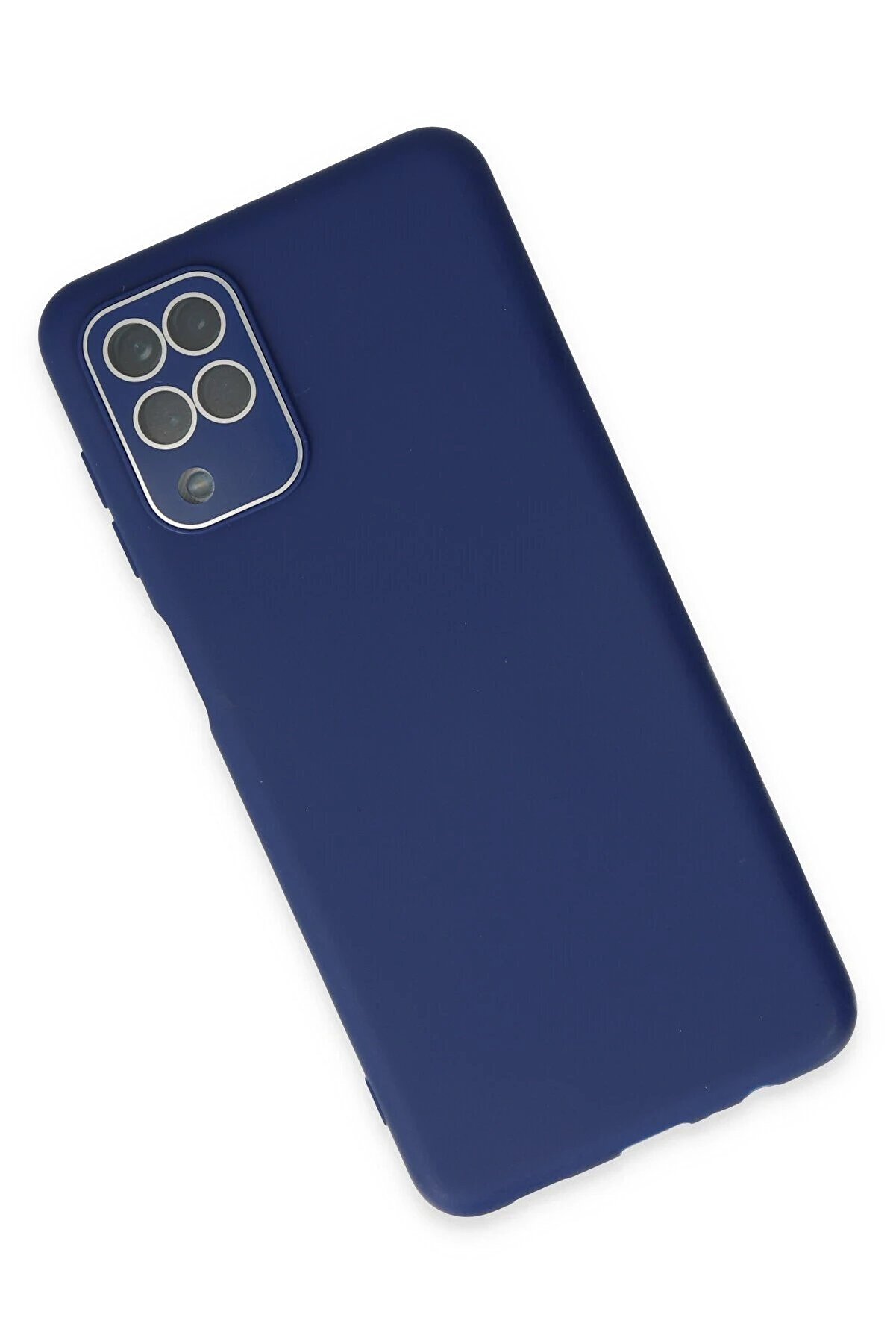 Samsung Galaxy A22 Kılıf Lansman Glass Kapak - Sky Blue - Dropx7657-1865