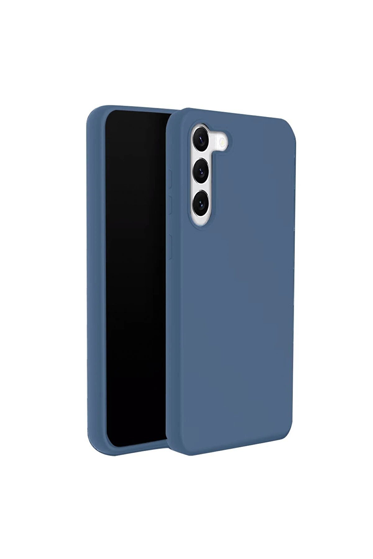 CepteToptan Samsung Galaxy S24 Plus Kılıf First Silikon - Mavi - DROPX6938-2493