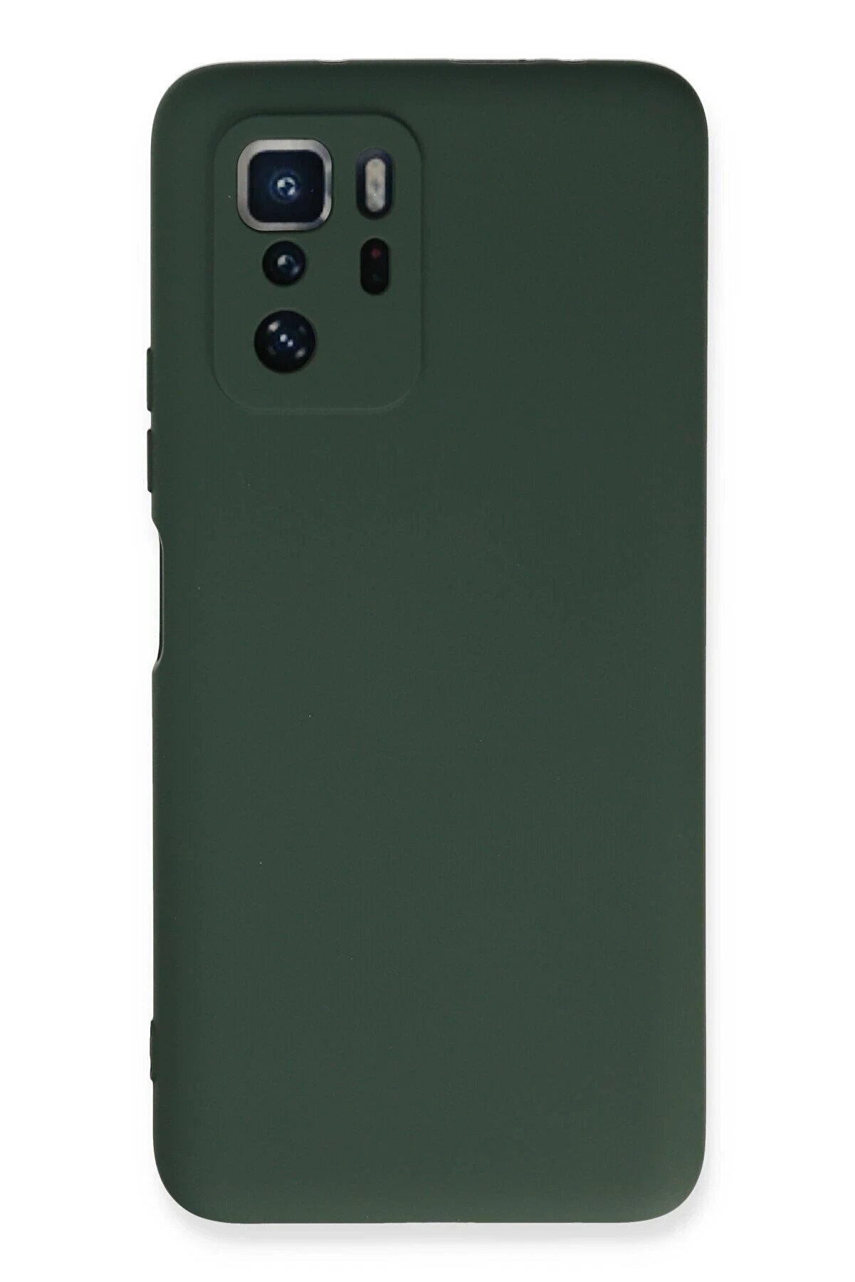 CepteToptan Xiaomi Poco X3 GT Kılıf Nano içi Kadife Silikon - Koyu Yeşil - DROPX9923-7594