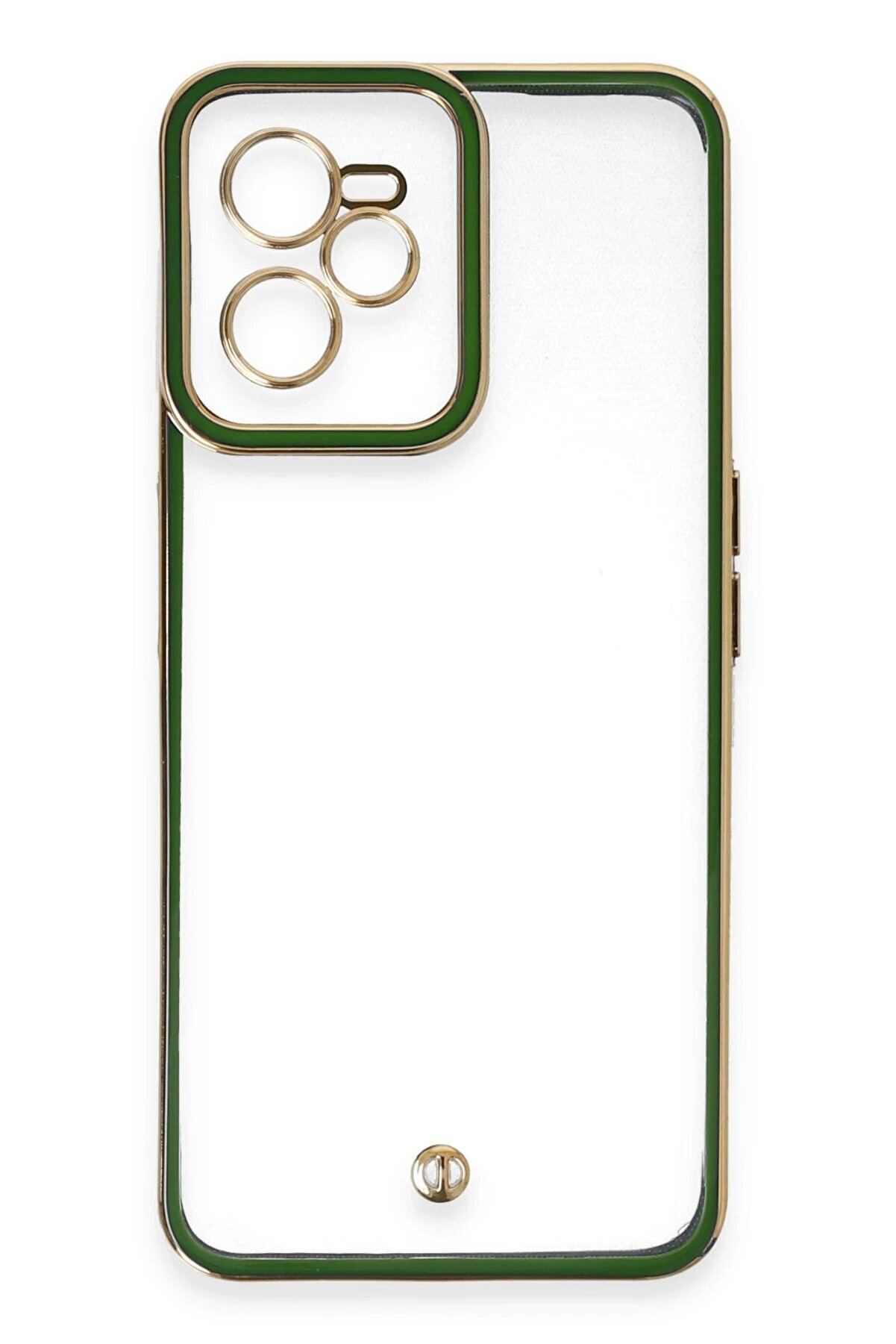 Realme C35 Kılıf Li̇va Lens Si̇li̇kon - Yeşi̇l - Dropx2075-1483