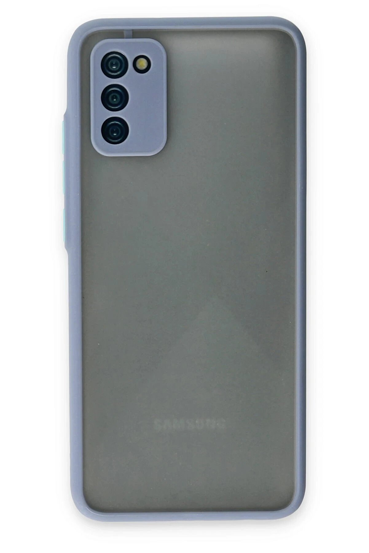 CepteToptan Samsung Galaxy A02S Kılıf Montreal Silikon Kapak - Gri - DROPX6060-1270