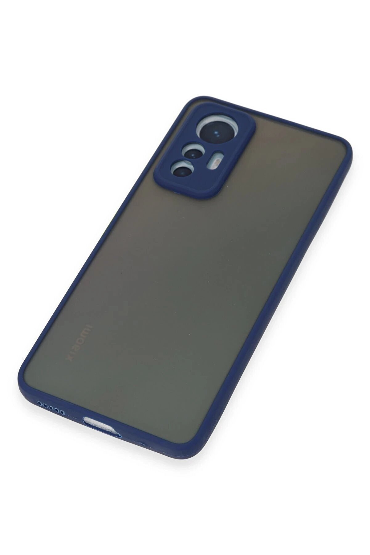 Xi̇aomi̇ Mi̇ 12 Li̇te Kılıf Montreal Si̇li̇kon Kapak - Laci̇vert - Dropx6569-3774