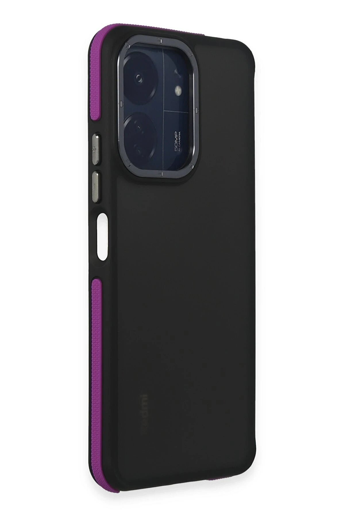 Xi̇aomi̇ Redmi̇ 13C Harvel Kapak - Deri̇n Mor - Dropx8747-7975