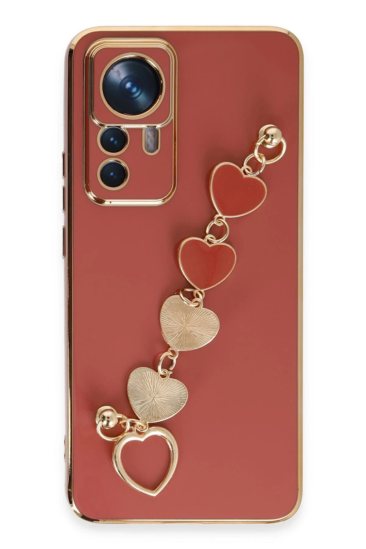 CepteToptan Xiaomi Mi 12T Pro Kılıf Esila Silikon - Kırmızı - DROPX9429-2606