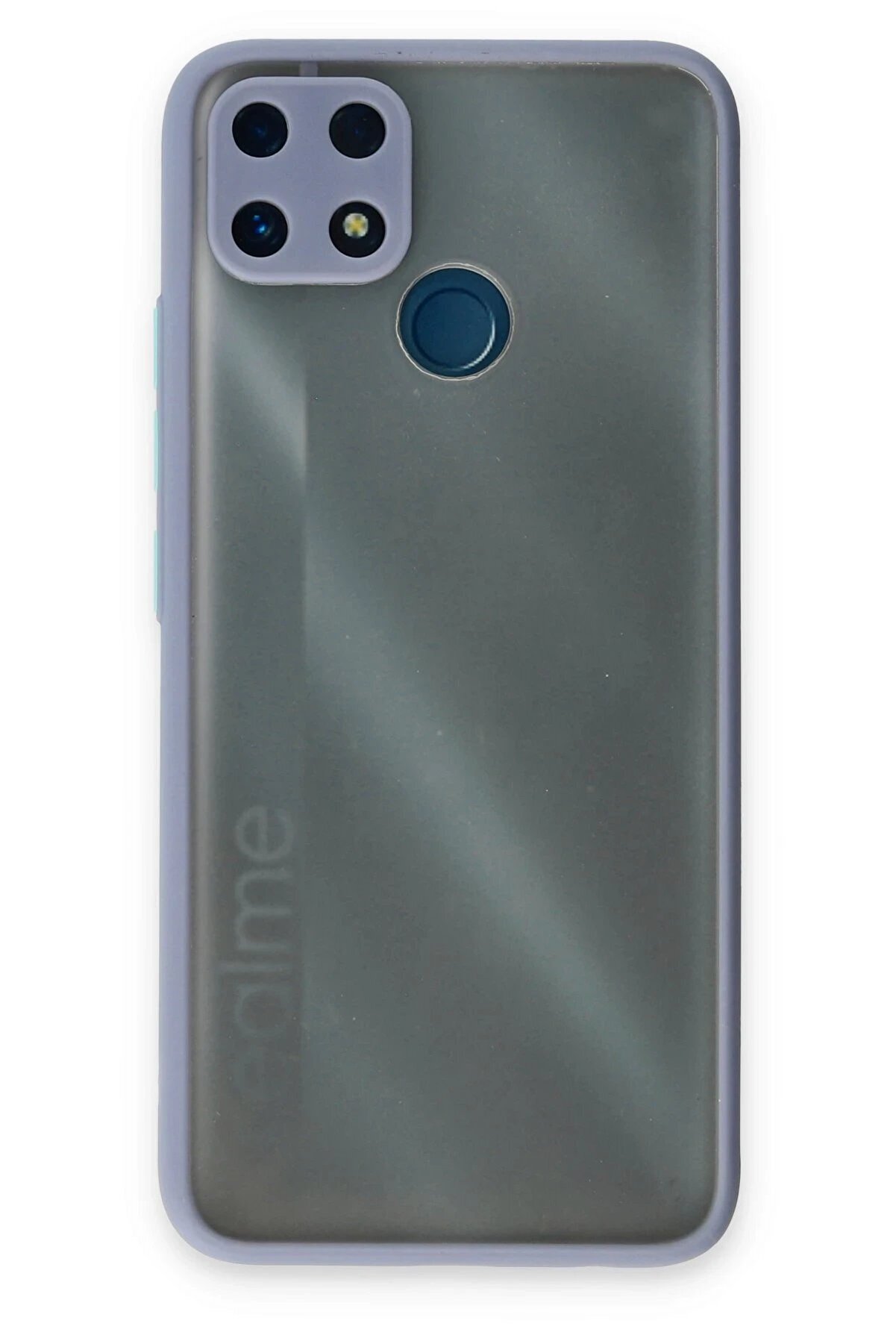 CepteToptan Realme C25 Kılıf Montreal Silikon Kapak - Gri - DROPX4358-1524