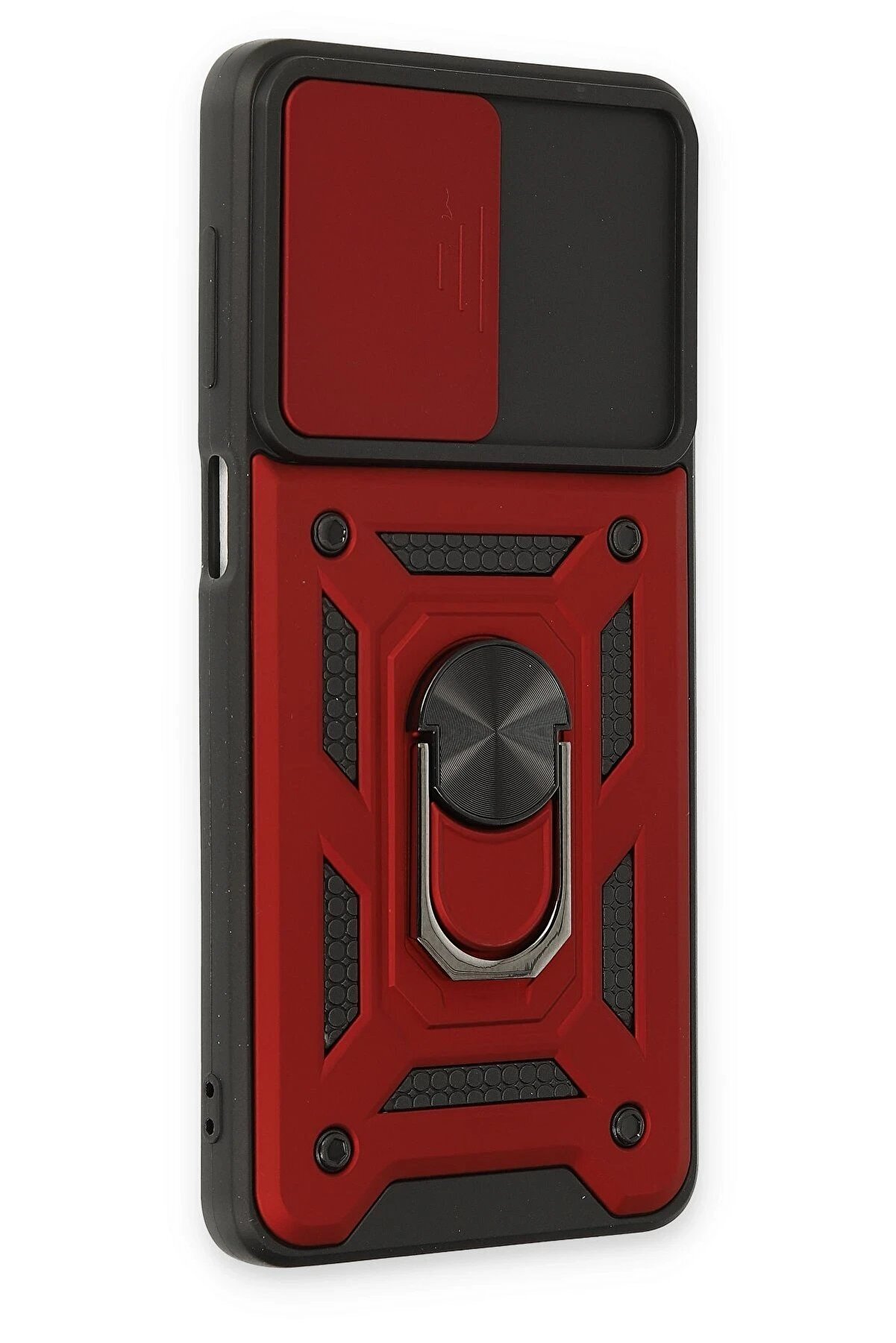 Samsung Galaxy M52 5G Kılıf Pars Lens Y&uuml;z&uuml;kl&uuml; Si̇li̇kon - Kırmızı - Dropx8881-3732