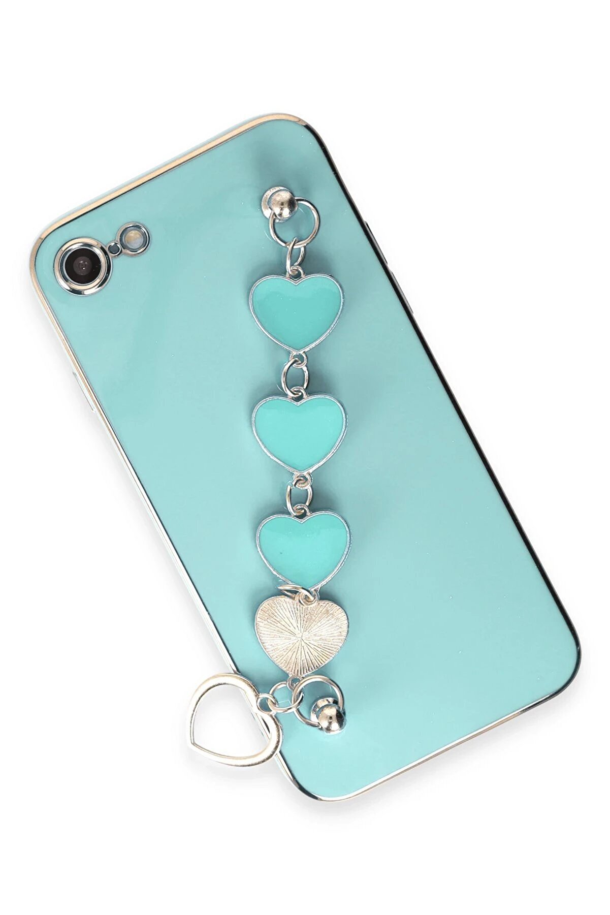 İphone 7 Kılıf Esi̇la Si̇li̇kon - Su Yeşi̇li̇ - Dropx3709-7084