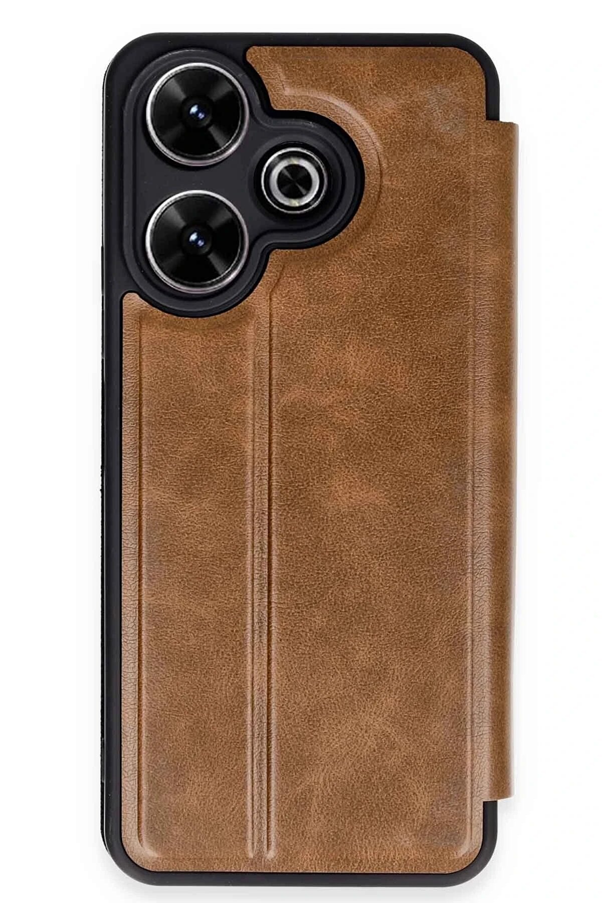 CepteToptan Xiaomi Redmi 13 4G Kılıf Flip Cover - Taba - DROPX3830-1009