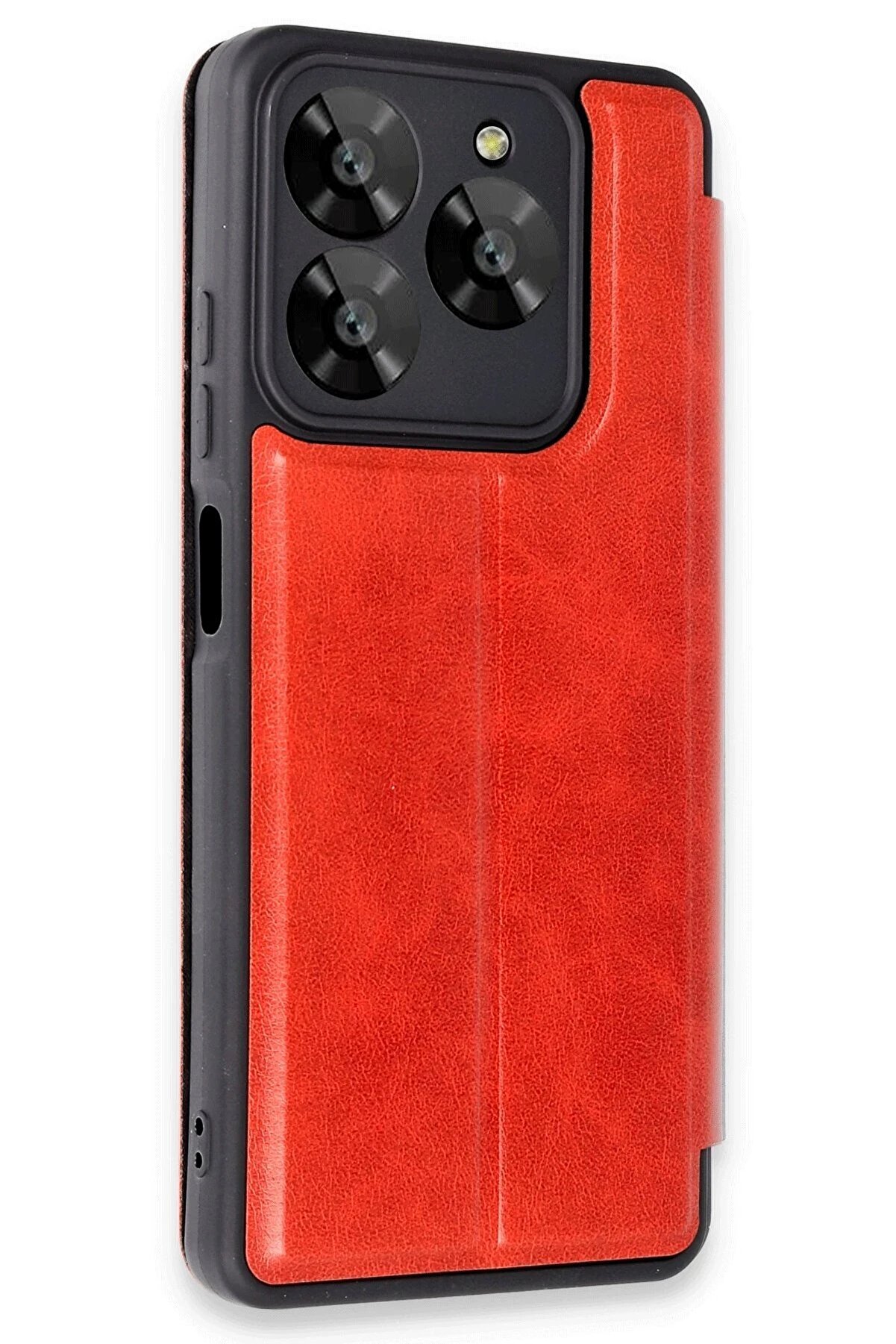 General Mobi̇le Era 50 Kılıf Fli̇p Cover - Kırmızı - Dropx4874-5514