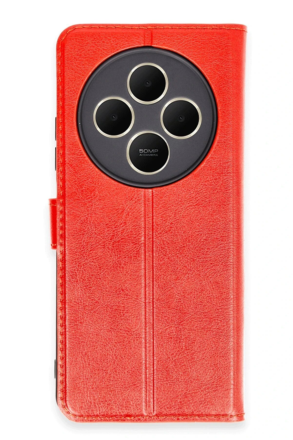 CepteToptan Xiaomi Redmi 14C Kılıf Trend S Plus Kapaklı Kılıf - Kırmızı - DROPX2305-9025