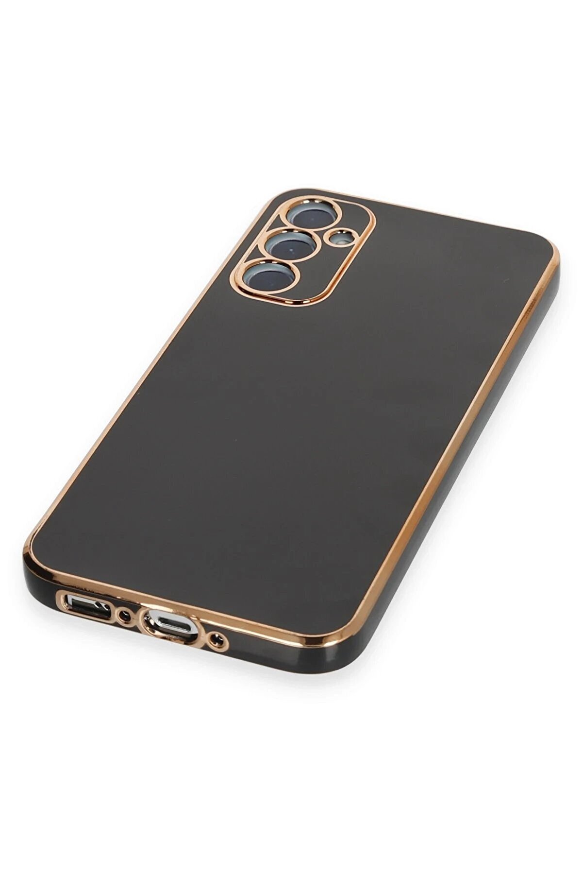 Samsung Galaxy A34 5G Kılıf Volet Si̇li̇kon - Si̇yah - Dropx5993-4104