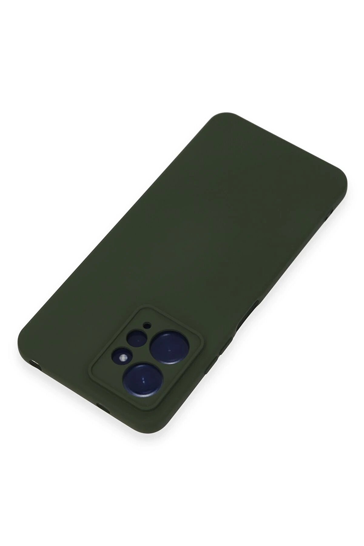Xi̇aomi̇ Redmi̇ Note 12 4G Kılıf Nano İçi̇ Kadi̇fe Si̇li̇kon - Koyu Yeşi̇l - Dropx4532-1828
