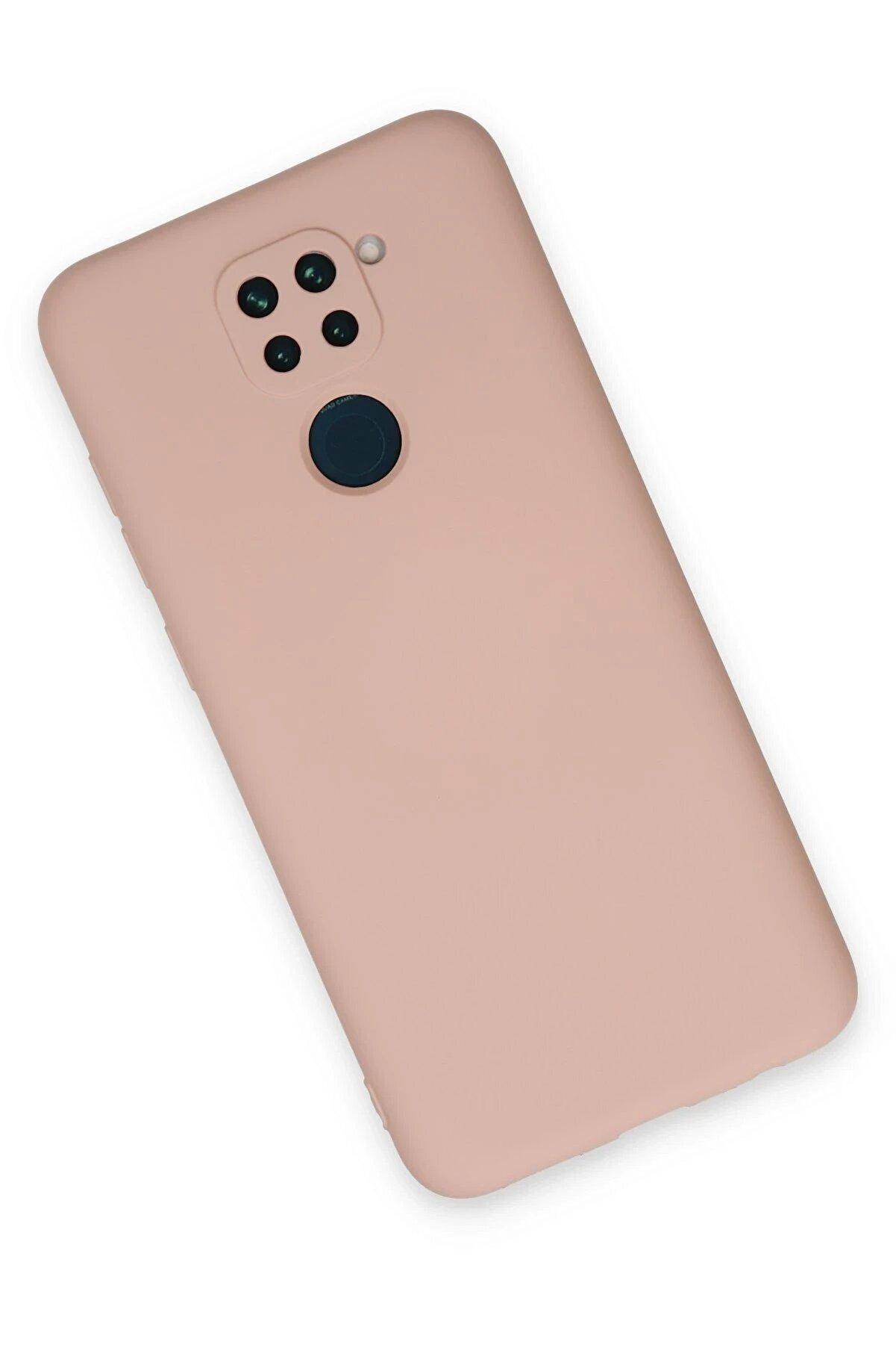 Xi̇aomi̇ Redmi̇ Note 9 Kılıf Nano İ&ccedil;i̇ Kadi̇fe Si̇li̇kon - Pudra - Dropx5120-1721