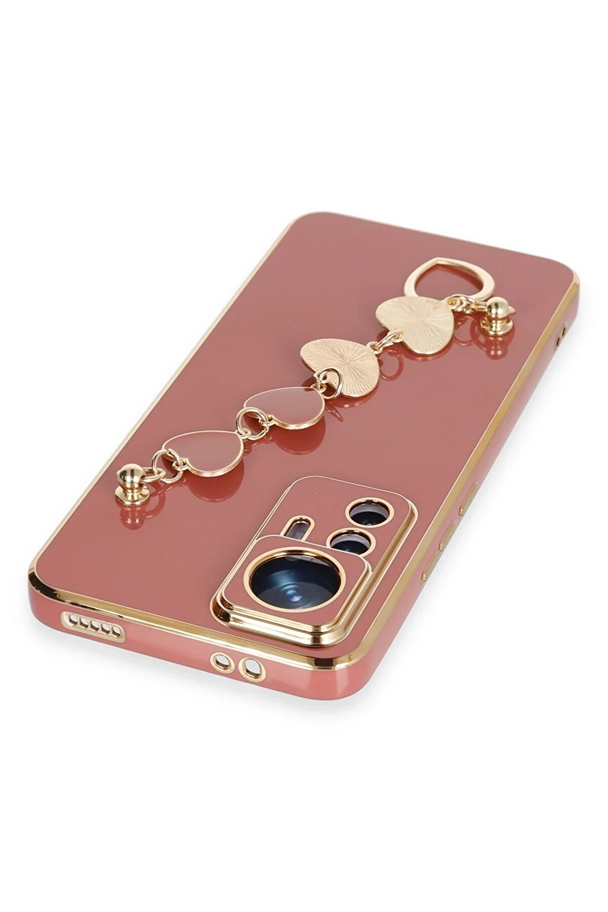 Xi̇aomi̇ Mi̇ 12T Pro Kılıf Esi̇la Si̇li̇kon - Kırmızı - Dropx9429-2606