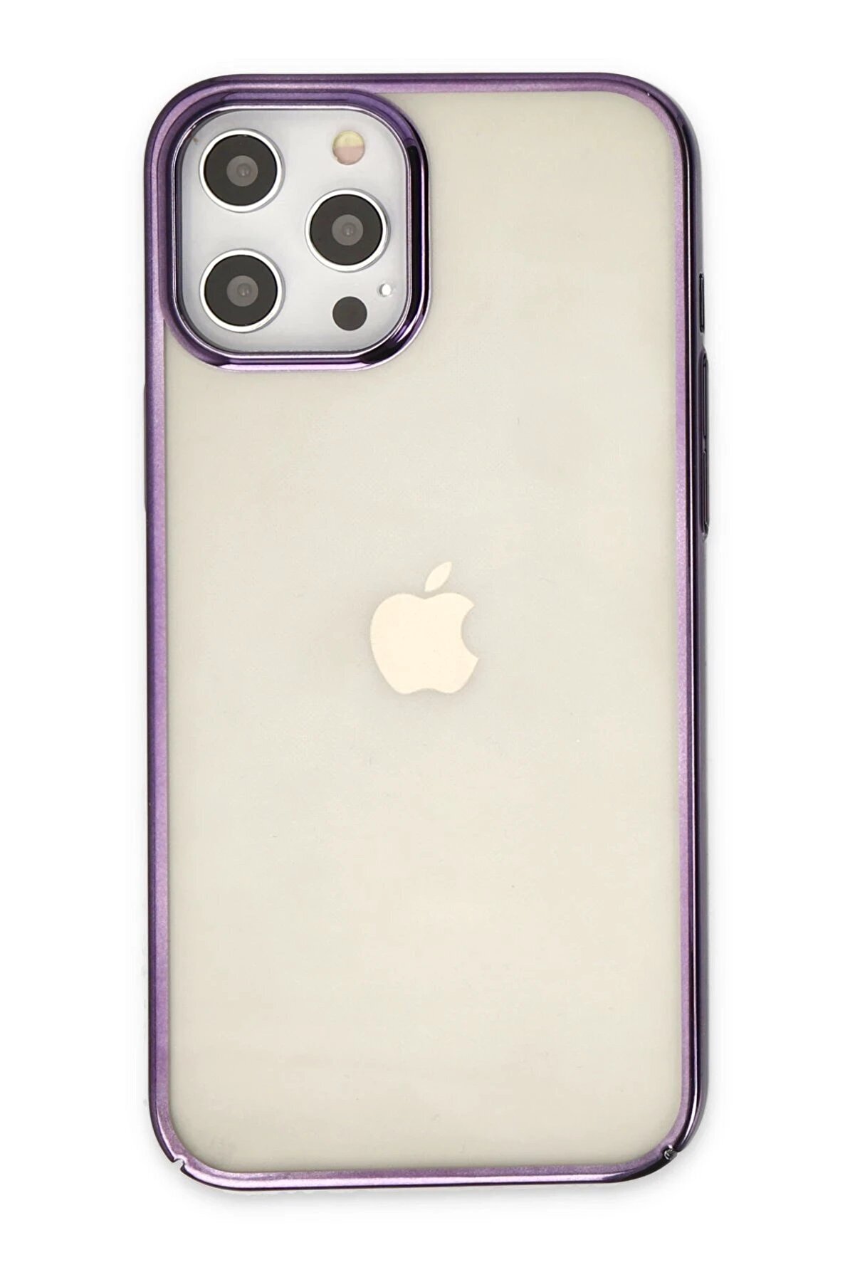 CepteToptan iPhone 12 Pro Max Kılıf Element Silikon - Mor - DROPX1703-1370