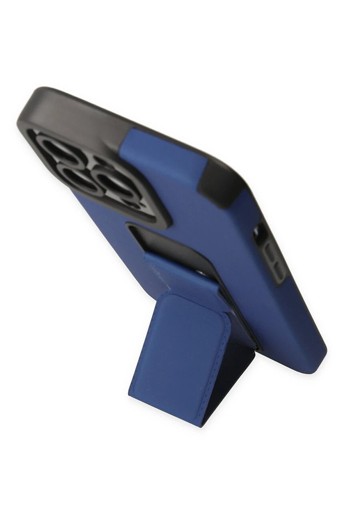 İphone 13 Pro Kılıf Mega Standlı Si̇li̇kon - Mavi̇ - Dropx8163-5523