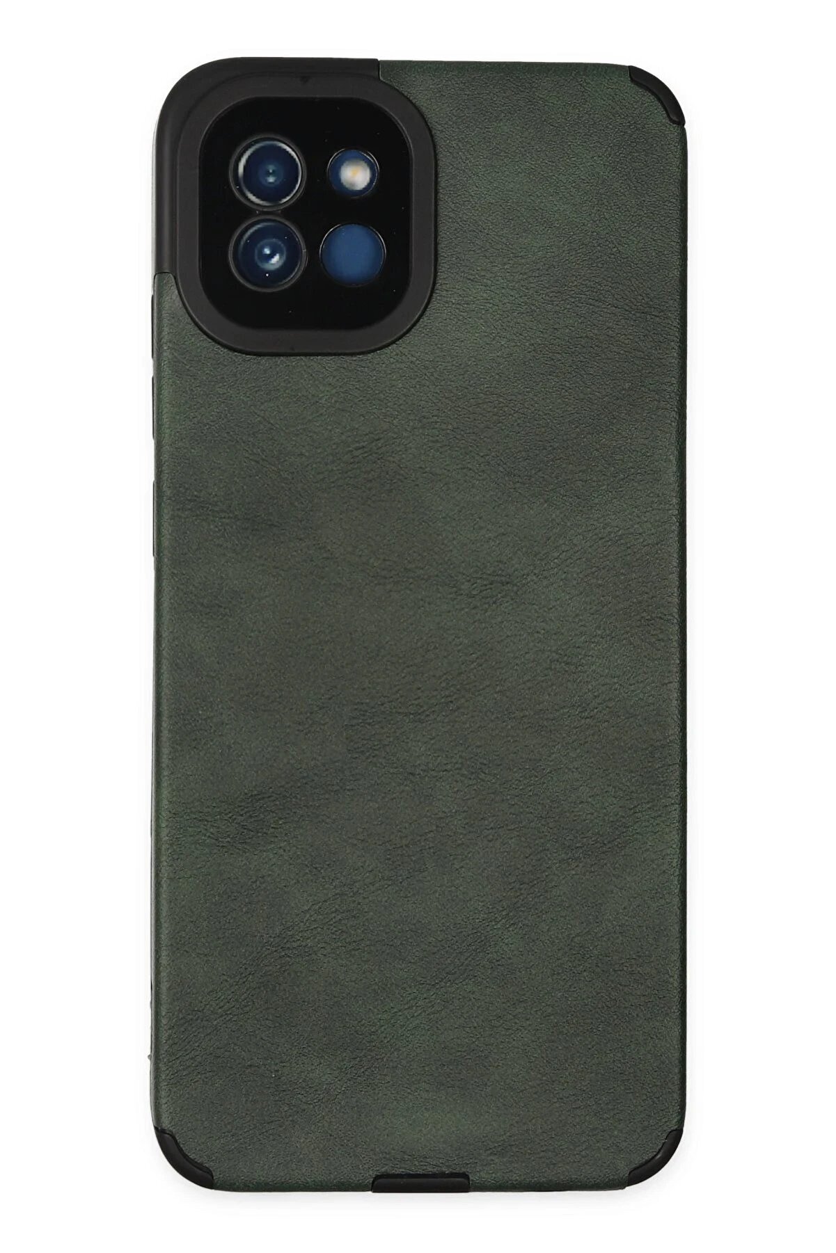 CepteToptan Samsung Galaxy A03 Kılıf Loop Deri Silikon - Yeşil - DROPX5268-5472