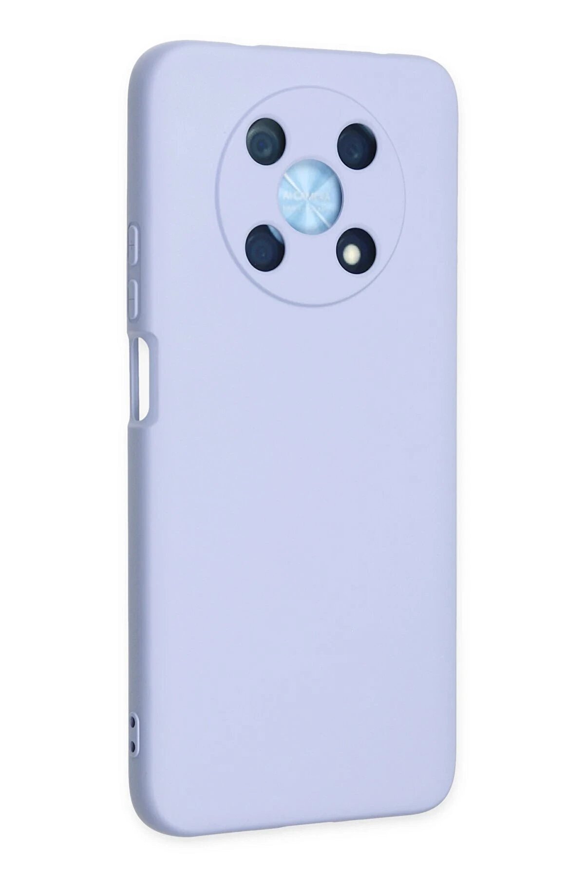 Huawei̇ Nova Y90 Kılıf Nano İ&ccedil;i̇ Kadi̇fe Si̇li̇kon - Li̇la - Dropx5825-4781