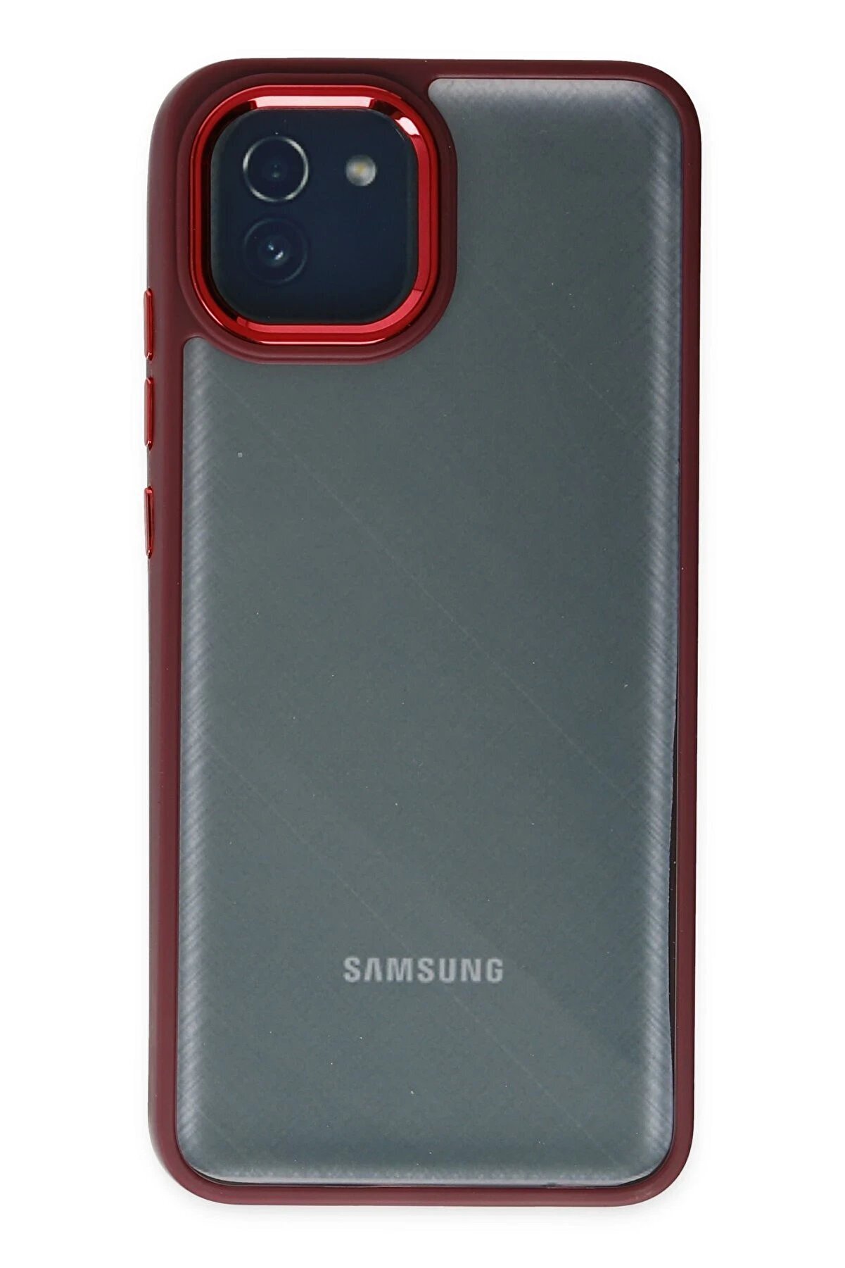 Samsung Galaxy A03 Kılıf Dora Kapak - Kırmızı - Dropx8668-7649