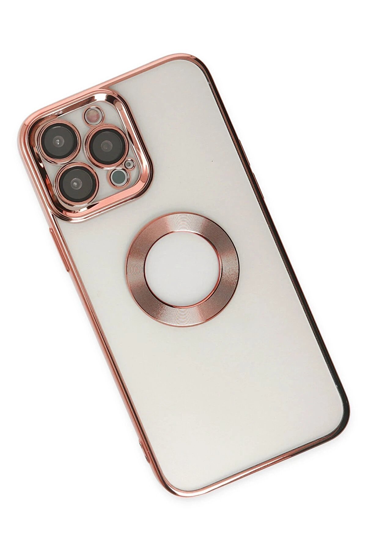İphone 14 Pro Kılıf Slot Si̇li̇kon - Rose Gold - Dropx1934-8982