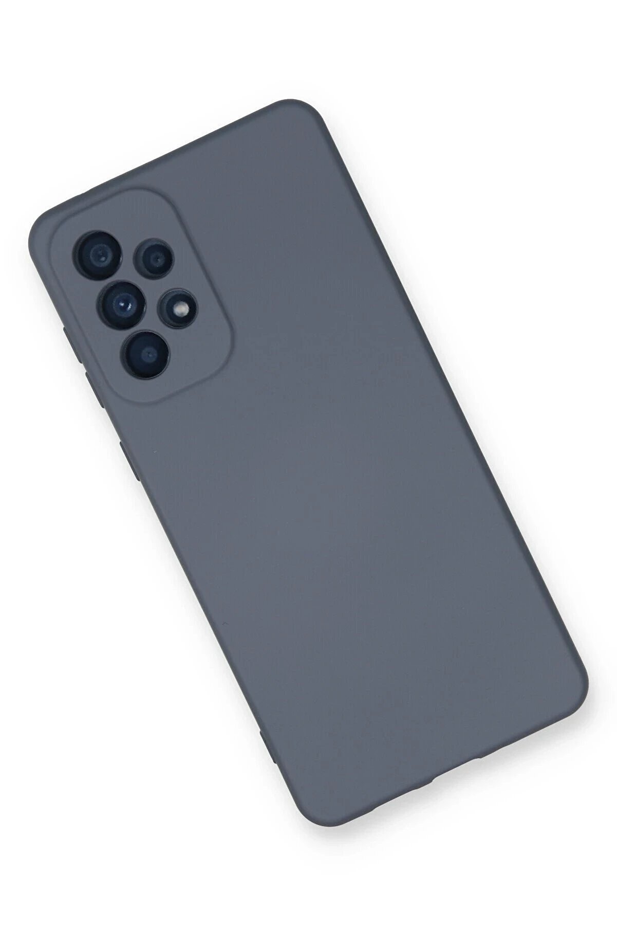 Samsung Galaxy A33 5G Kılıf Nano İ&ccedil;i̇ Kadi̇fe Si̇li̇kon - Gri̇ - Dropx9461-4393