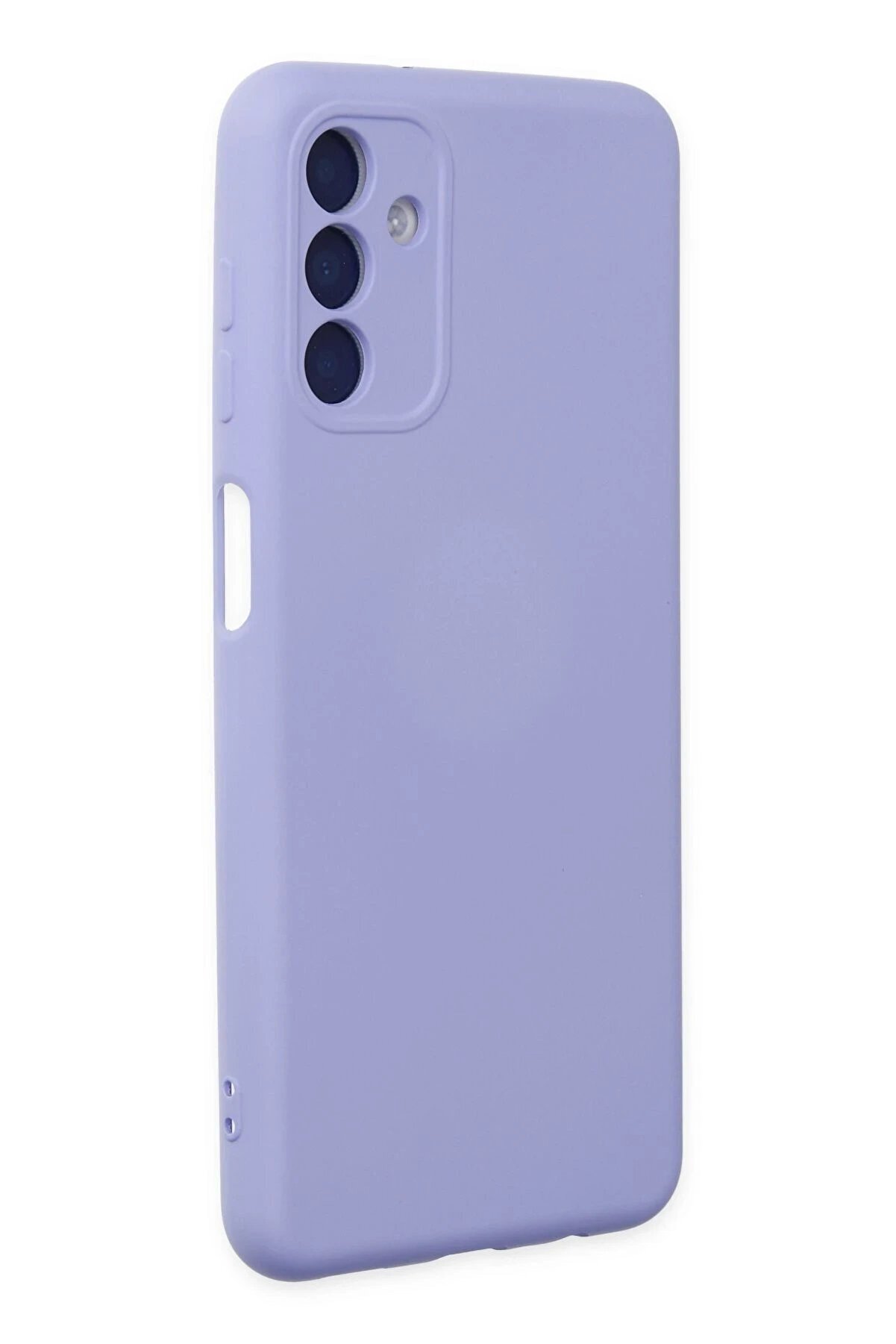 Samsung Galaxy A04S Kılıf Nano İçi̇ Kadi̇fe Si̇li̇kon - Li̇la - Dropx6901-3857