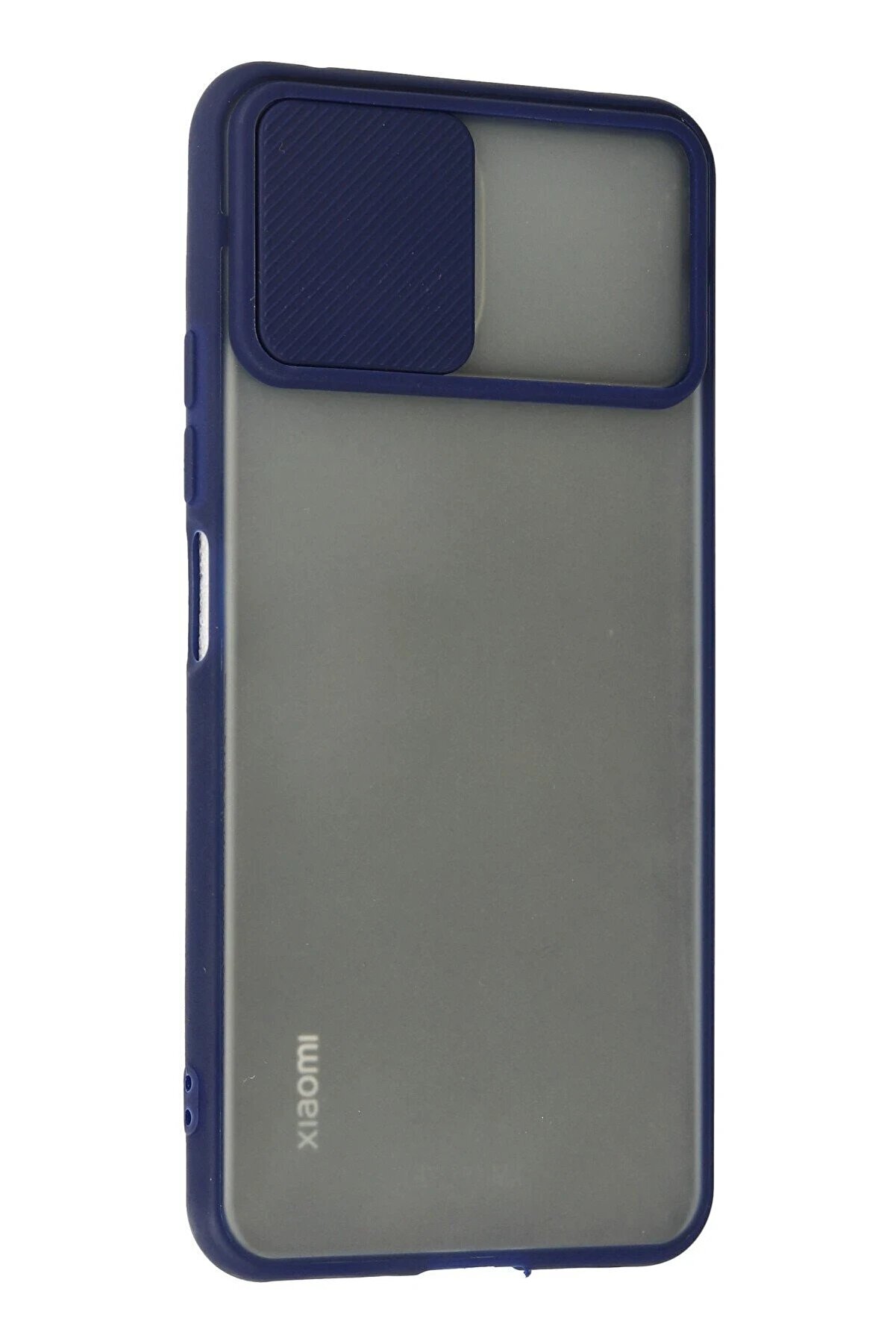 Xi̇aomi̇ Mi̇ 11 Li̇te Kılıf Palm Buzlu Kamera Sürgülü Si̇li̇kon - Laci̇vert - Dropx6384-7797