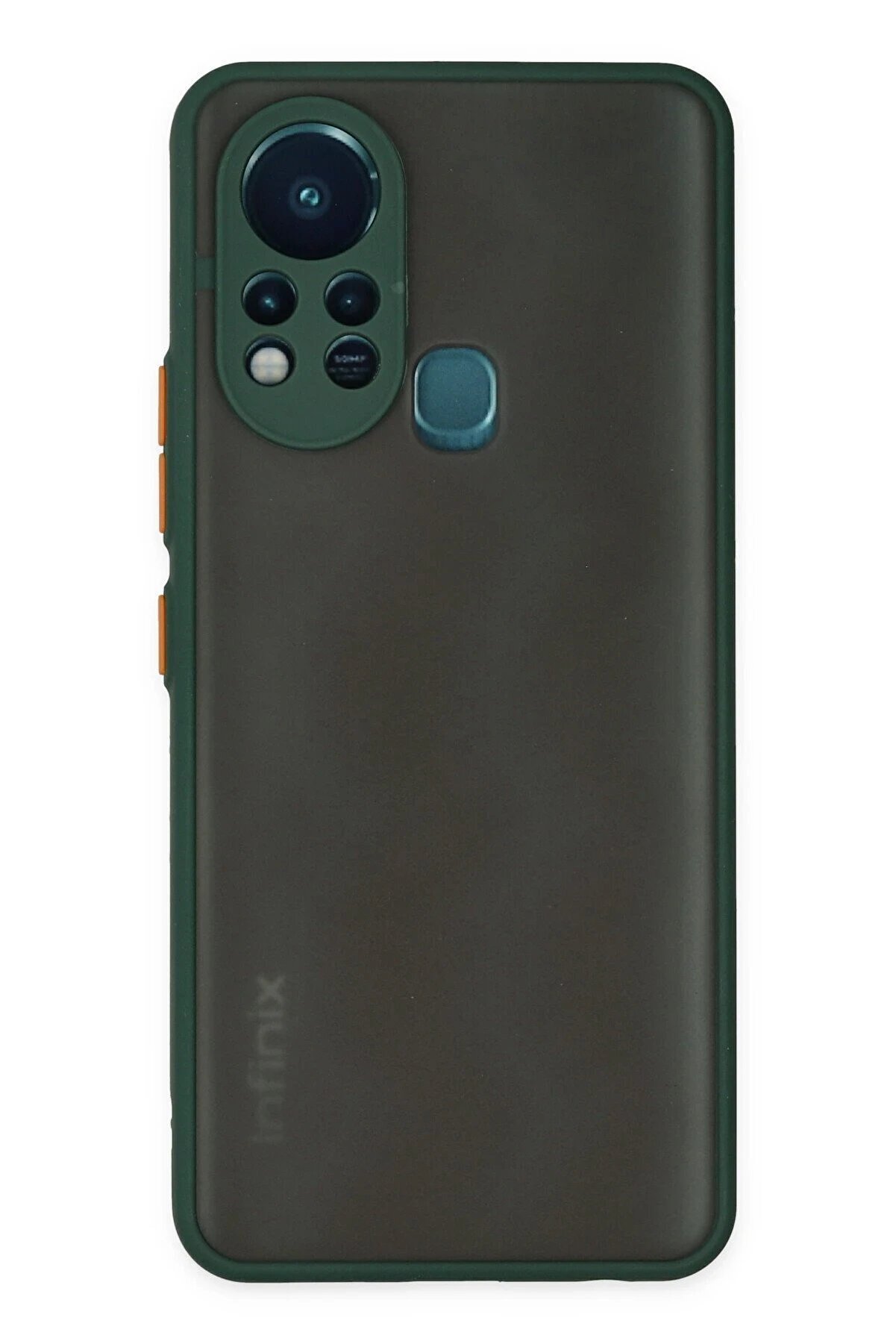 CepteToptan İnfinix Hot 11s Kılıf Montreal Silikon Kapak - Yeşil - DROPX1247-1819