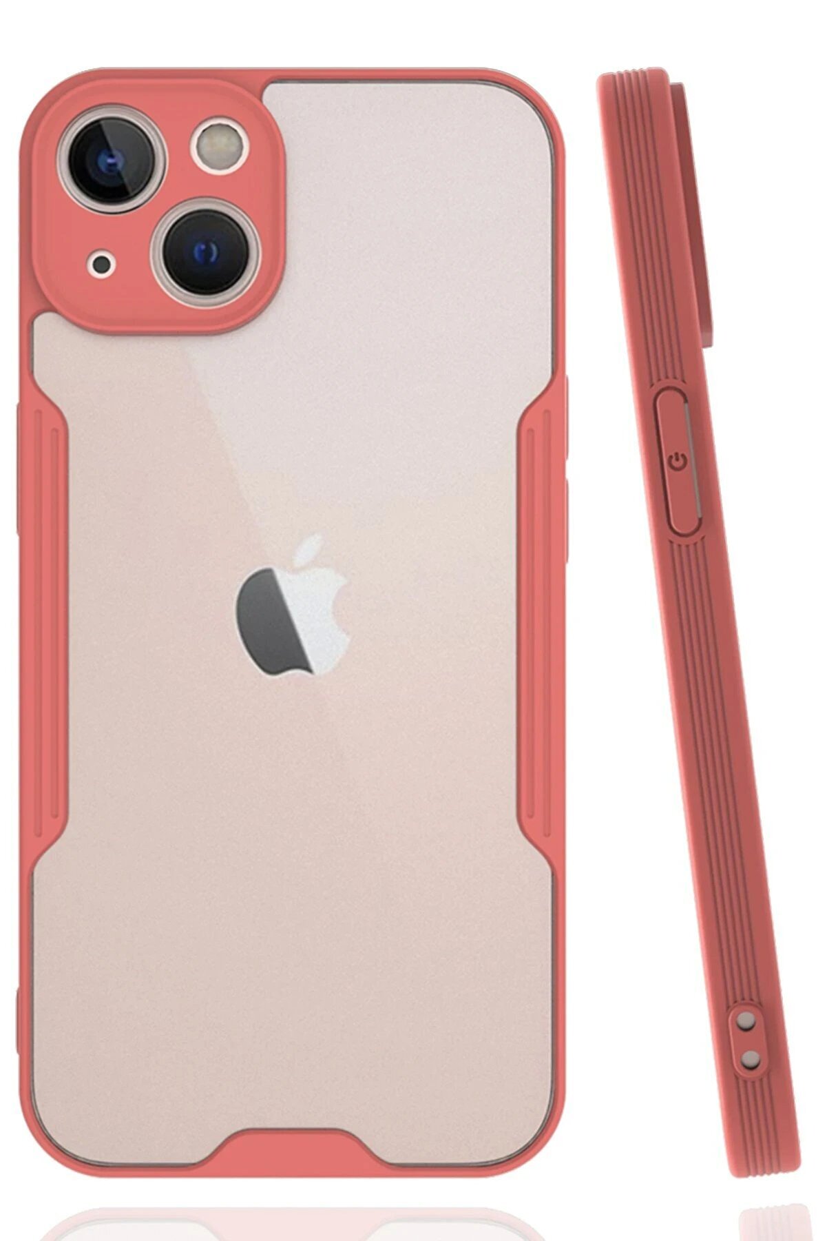 CepteToptan iPhone 14 Plus Kılıf Platin Silikon - Pembe - DROPX1958-7046