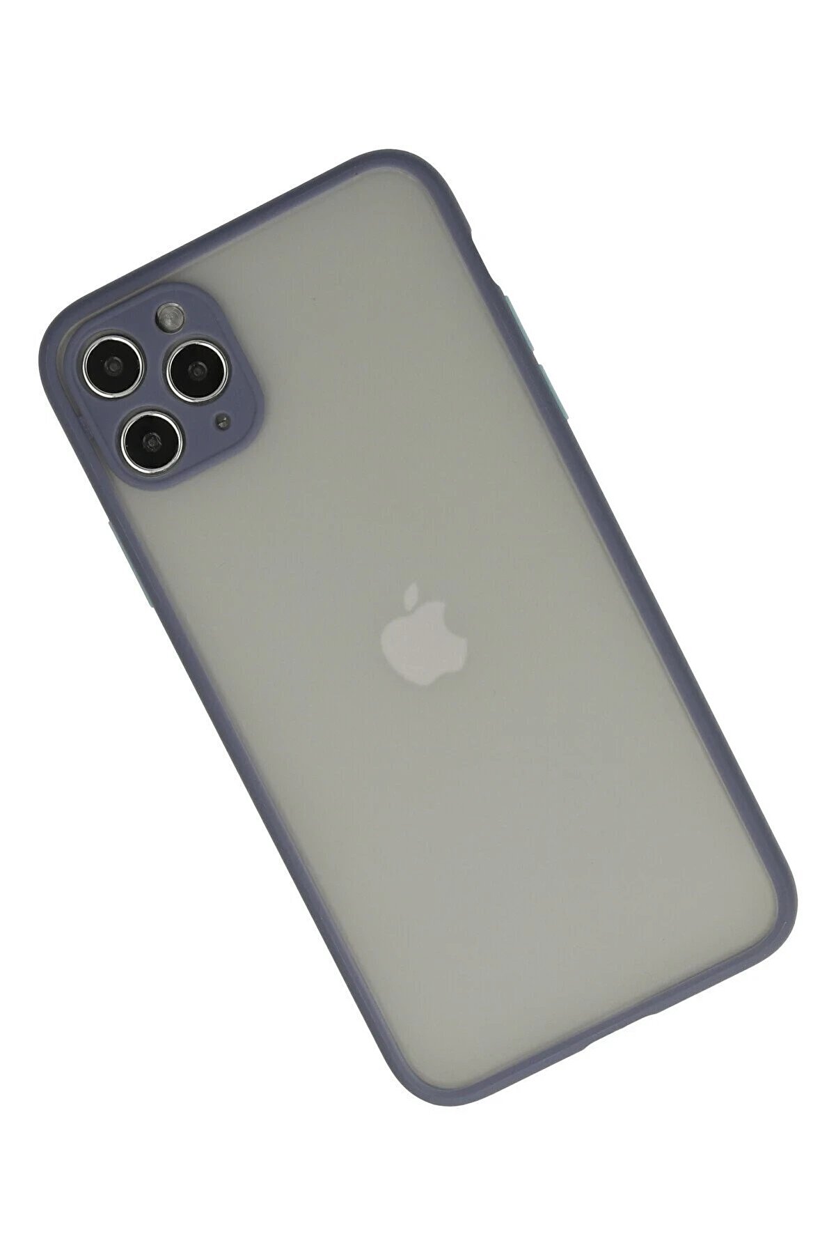 İphone 12 Pro Kılıf Montreal Si̇li̇kon Kapak - Gri̇ - Dropx4632-6263