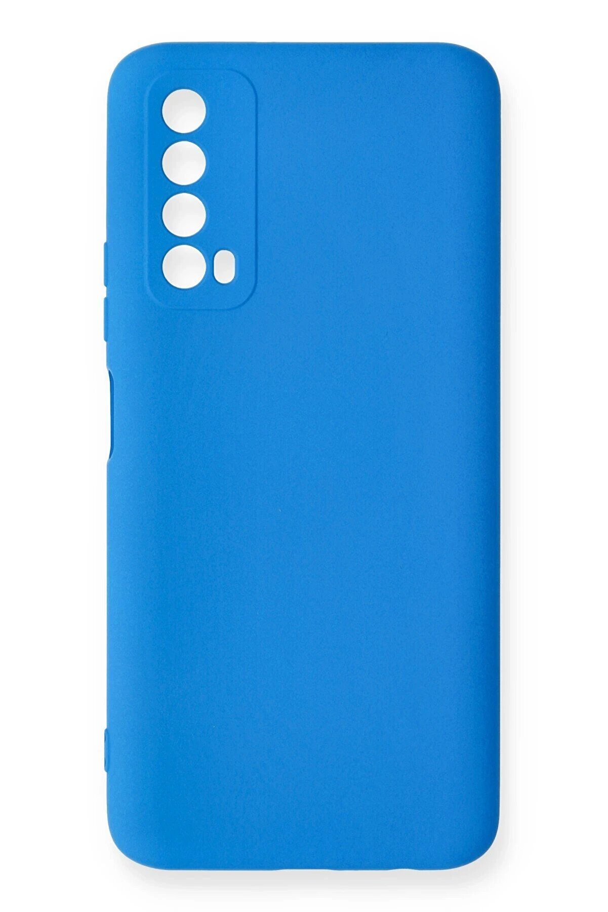 CepteToptan Huawei P Smart 2021 Kılıf Nano içi Kadife Silikon - Mavi - DROPX3581-7198