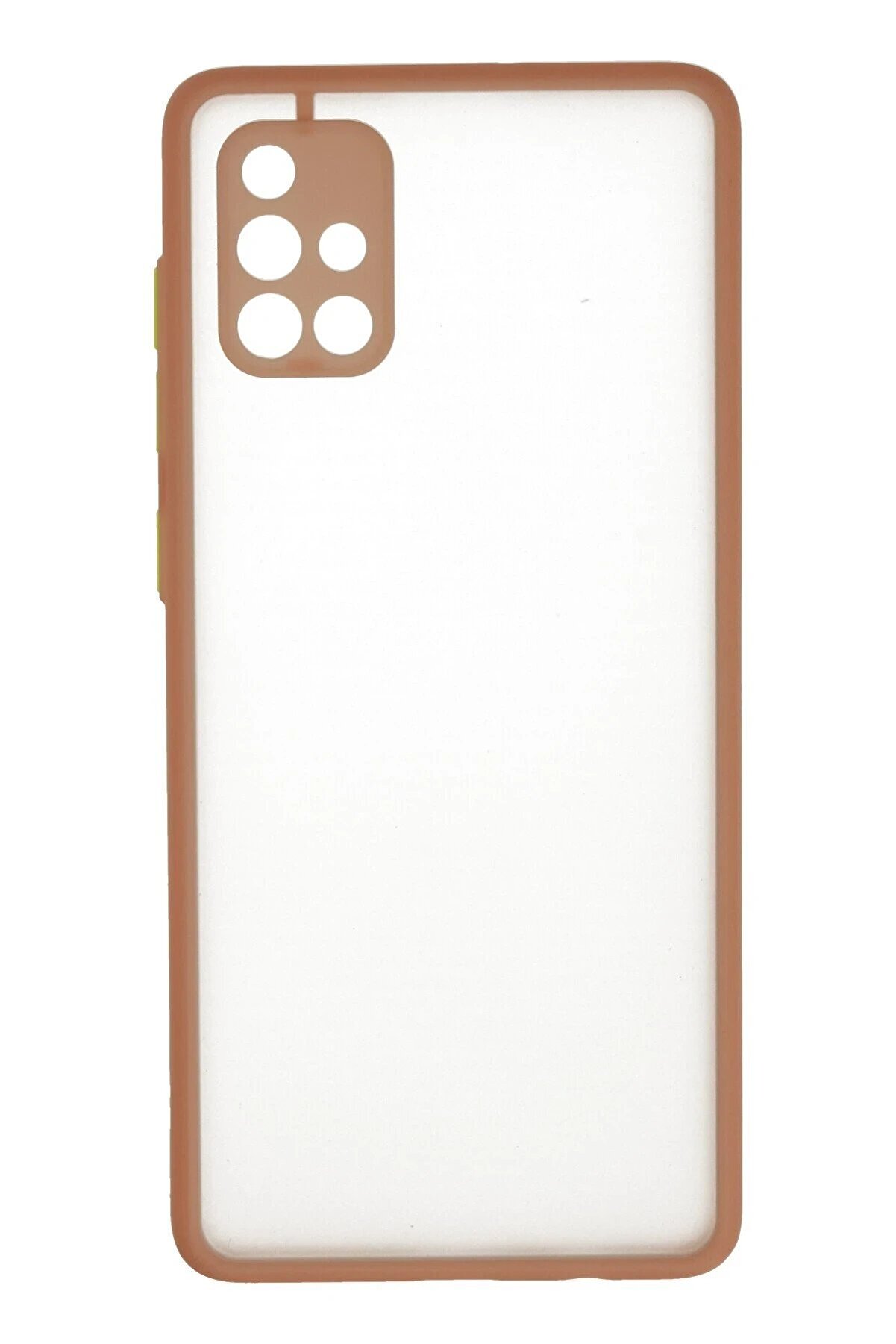 CepteToptan Samsung Galaxy A71 Kılıf Montreal Silikon Kapak - Pembe - DROPX8543-1503