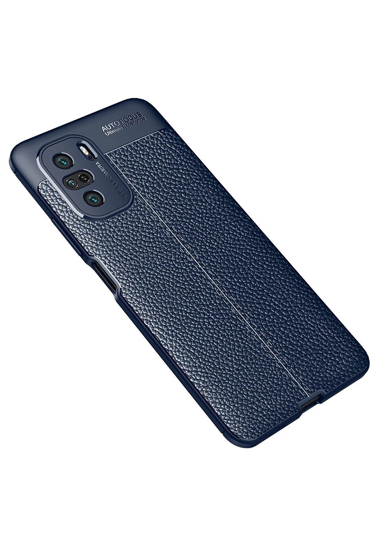 Xi̇aomi̇ Poco F3 Kılıf Auto Focus Kapak - Laci̇vert - Dropx4353-2747