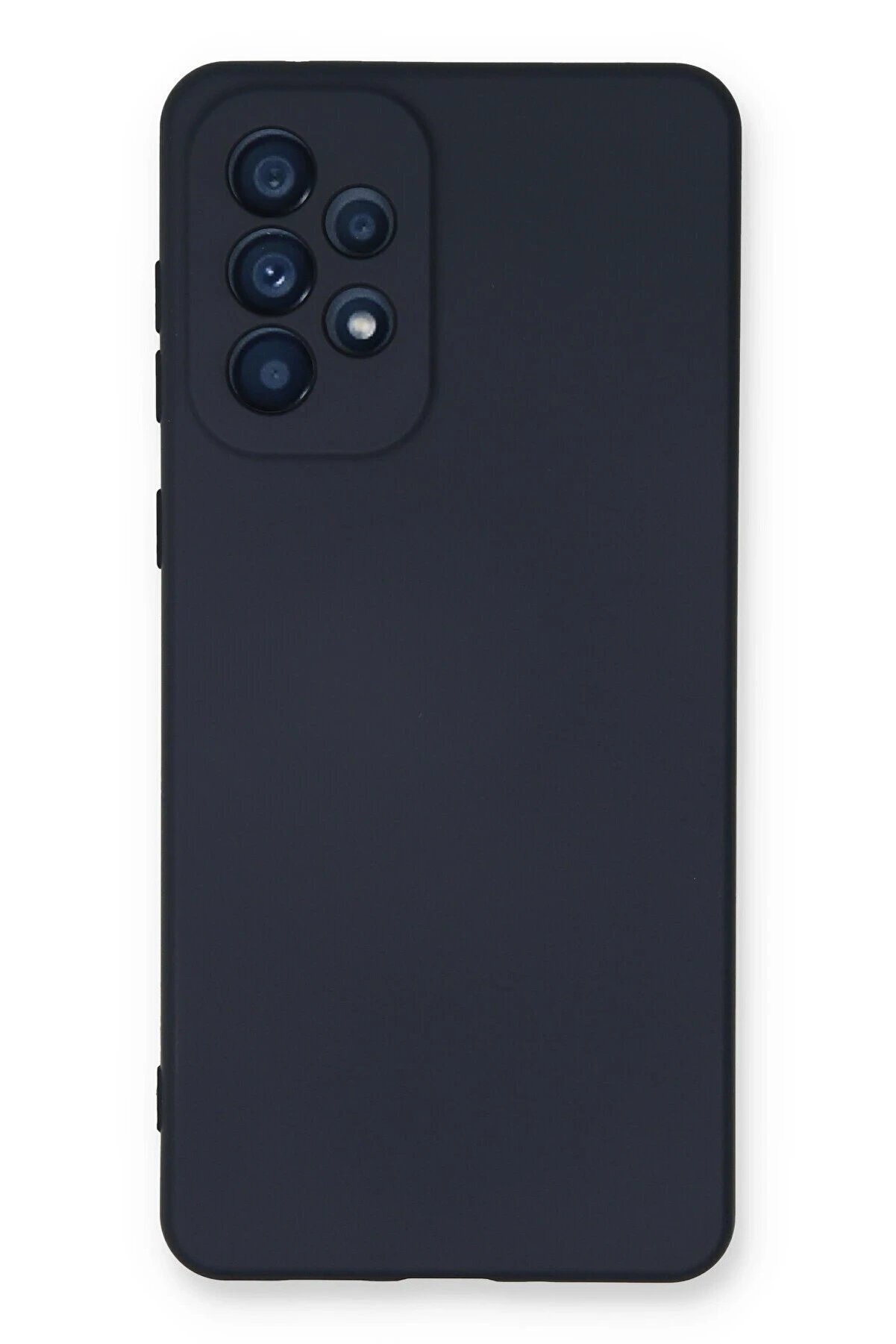 CepteToptan Samsung Galaxy A33 5G Kılıf Nano içi Kadife Silikon - Lacivert - DROPX4584-4736