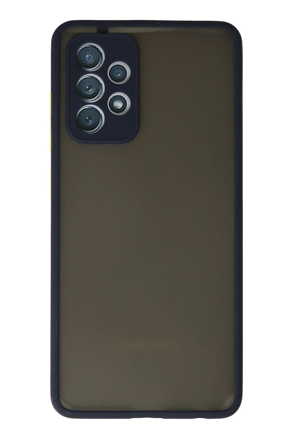 CepteToptan Samsung Galaxy A72 Kılıf Montreal Silikon Kapak - Lacivert - DROPX3798-4727