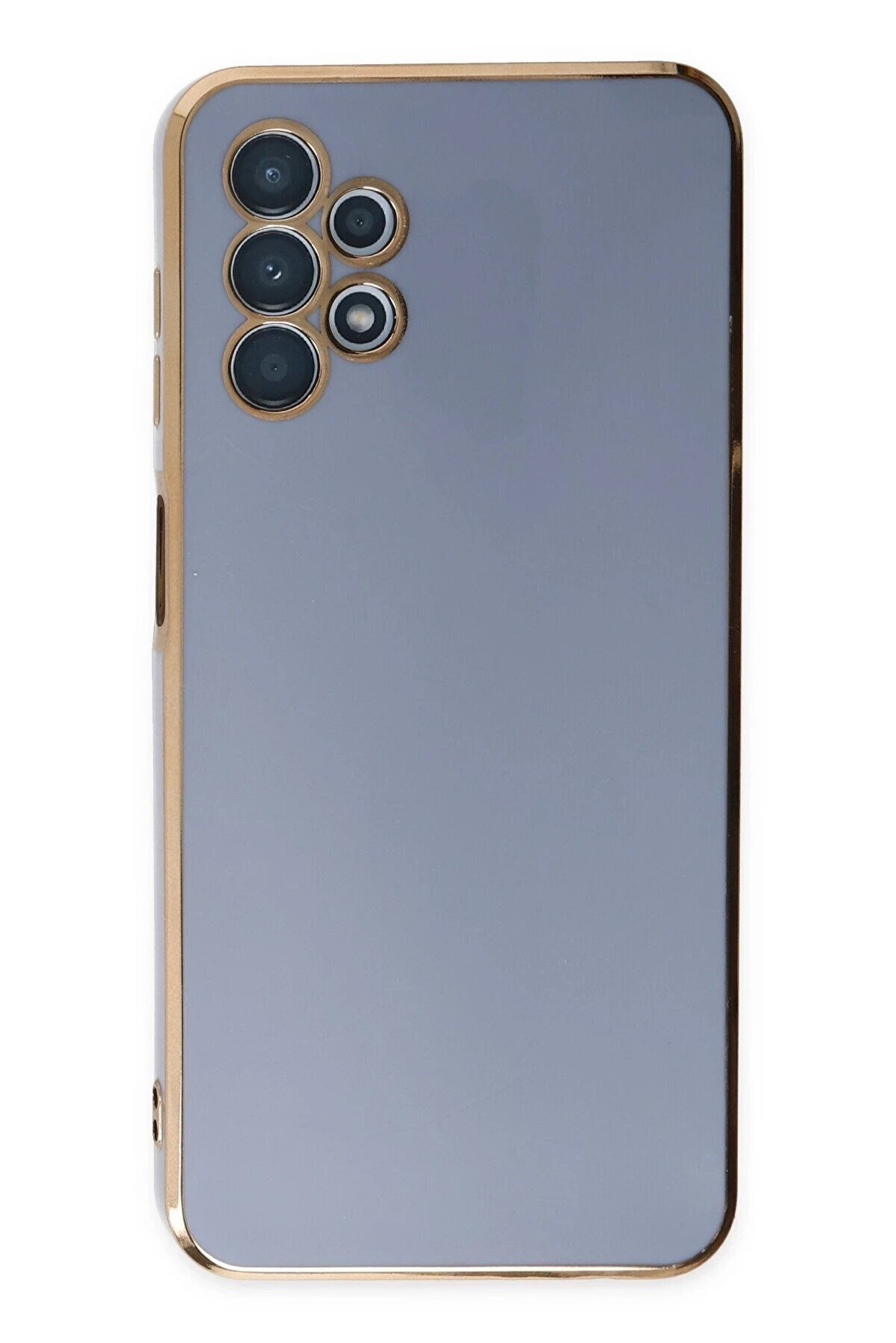 Samsung Galaxy A13 4G Kılıf Volet Si̇li̇kon - Mavi̇ - Dropx8702-2731