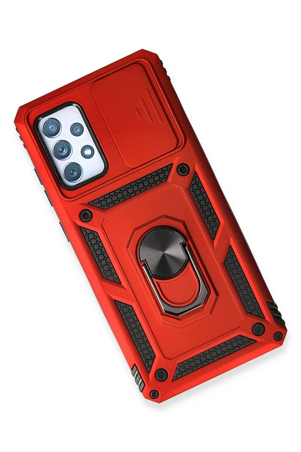 Samsung Galaxy A53 5G Kılıf Pars Lens Y&uuml;z&uuml;kl&uuml; Si̇li̇kon - Kırmızı - Dropx4220-4647