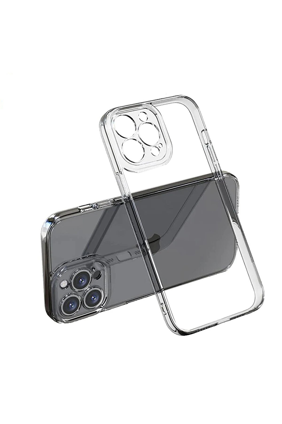 İphone 14 Pro Max Kılıf Lüx Şeffaf Si̇li̇kon - Dropx8884-4361