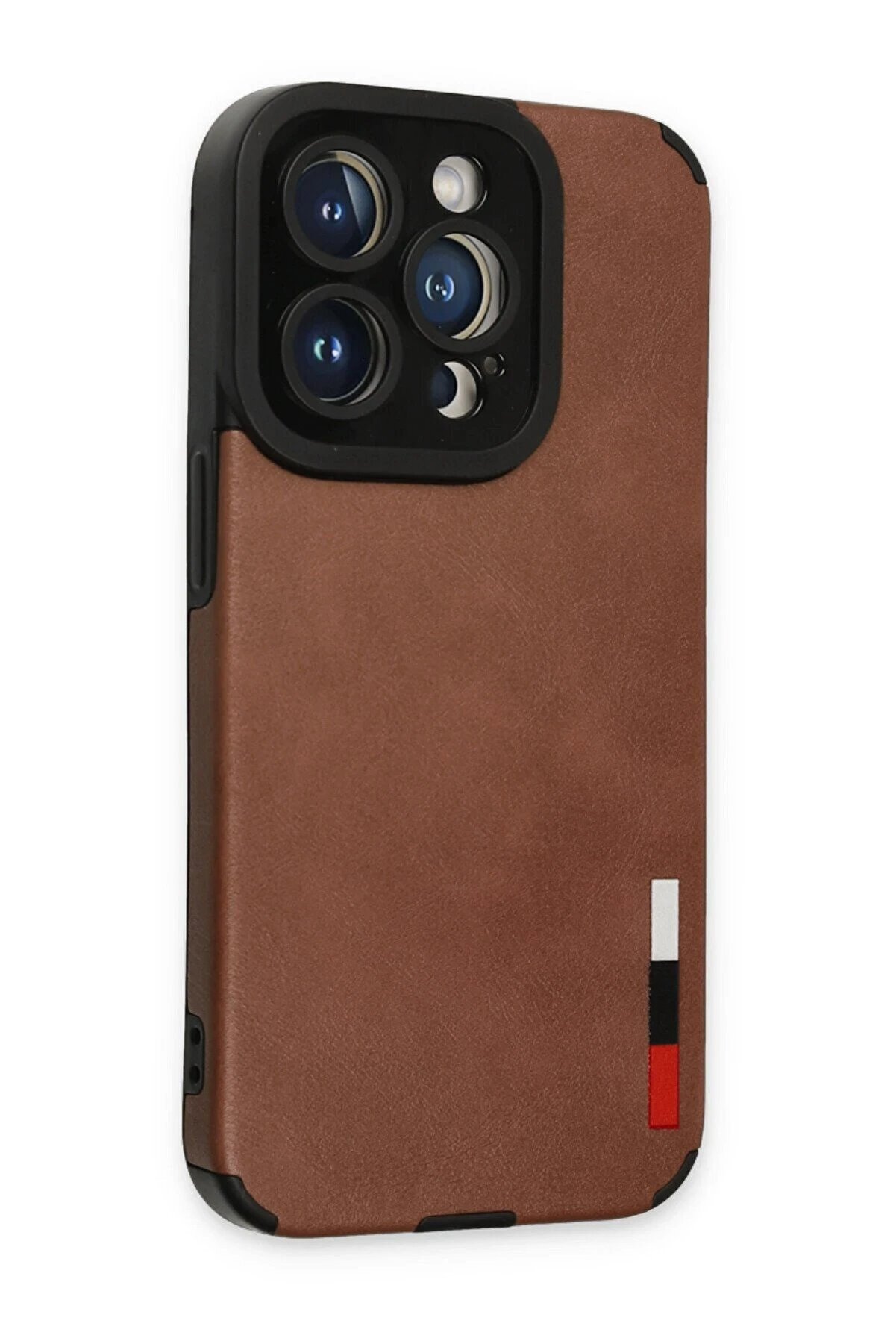 İphone 14 Pro Max Kılıf Loop Deri̇ Si̇li̇kon - Kahverengi̇ - Dropx3136-8233