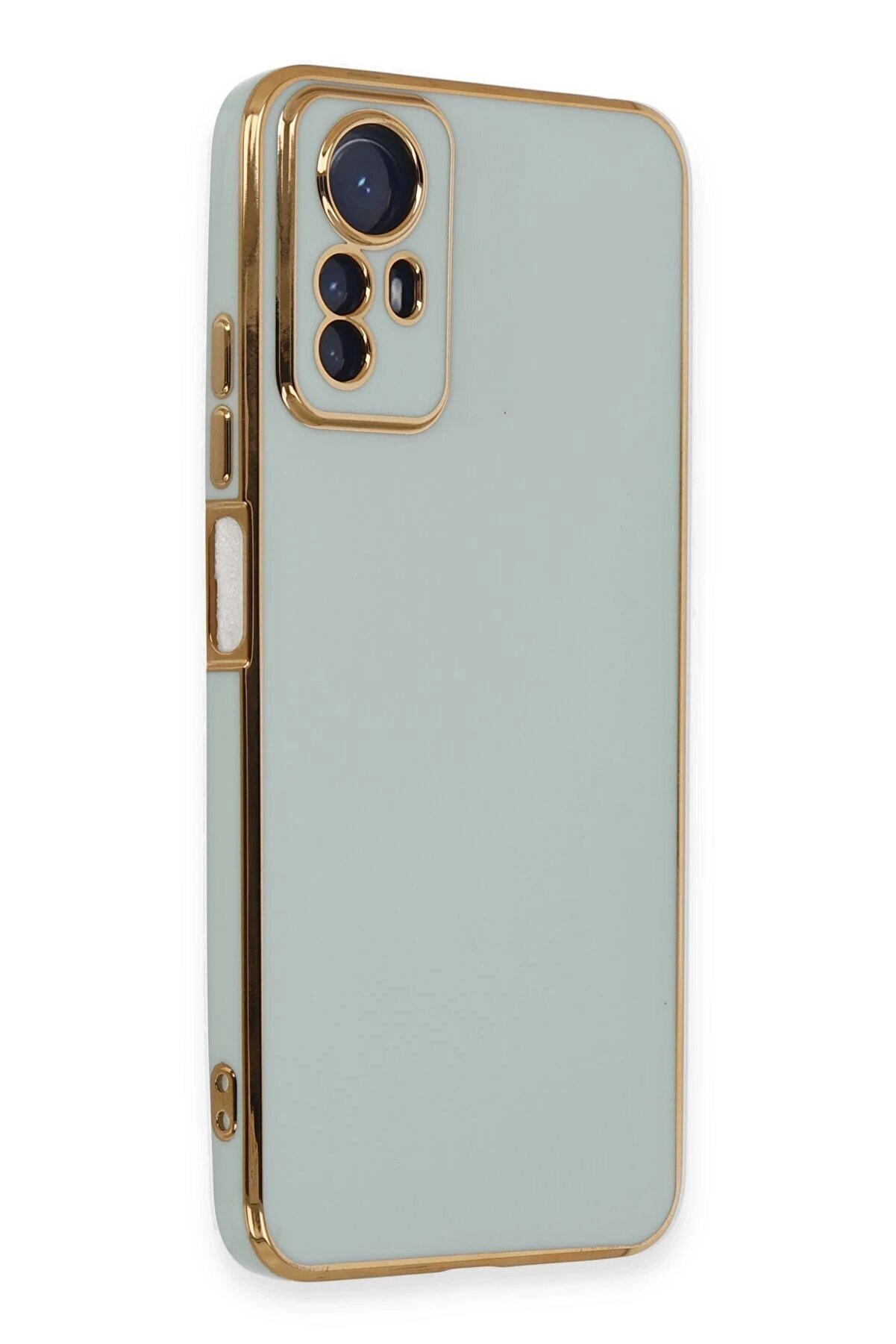 Xi̇aomi̇ Redmi̇ Note 12S Kılıf Volet Si̇li̇kon - Açık Yeşi̇l - Dropx2075-9762