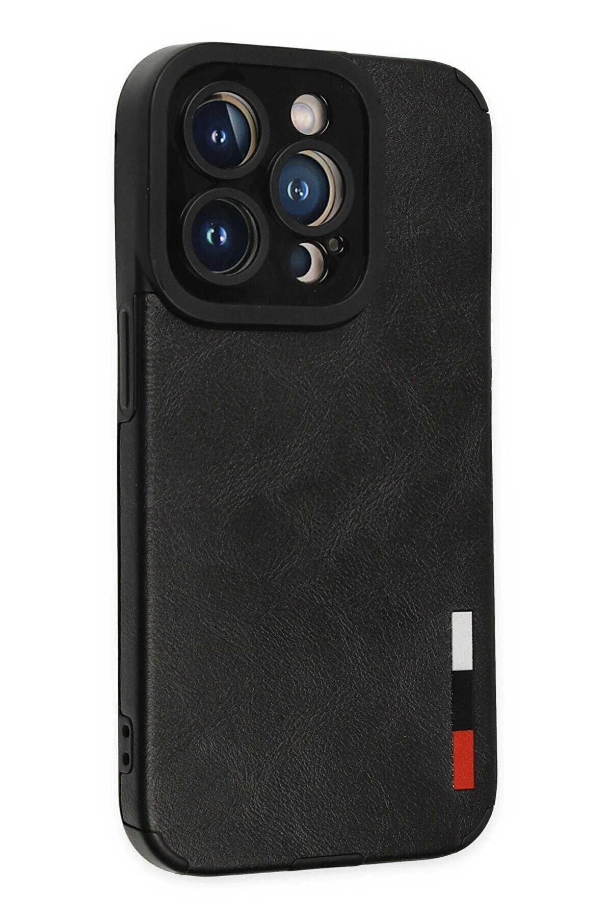 İphone 14 Pro Kılıf Loop Deri̇ Si̇li̇kon - Si̇yah - Dropx2800-3755