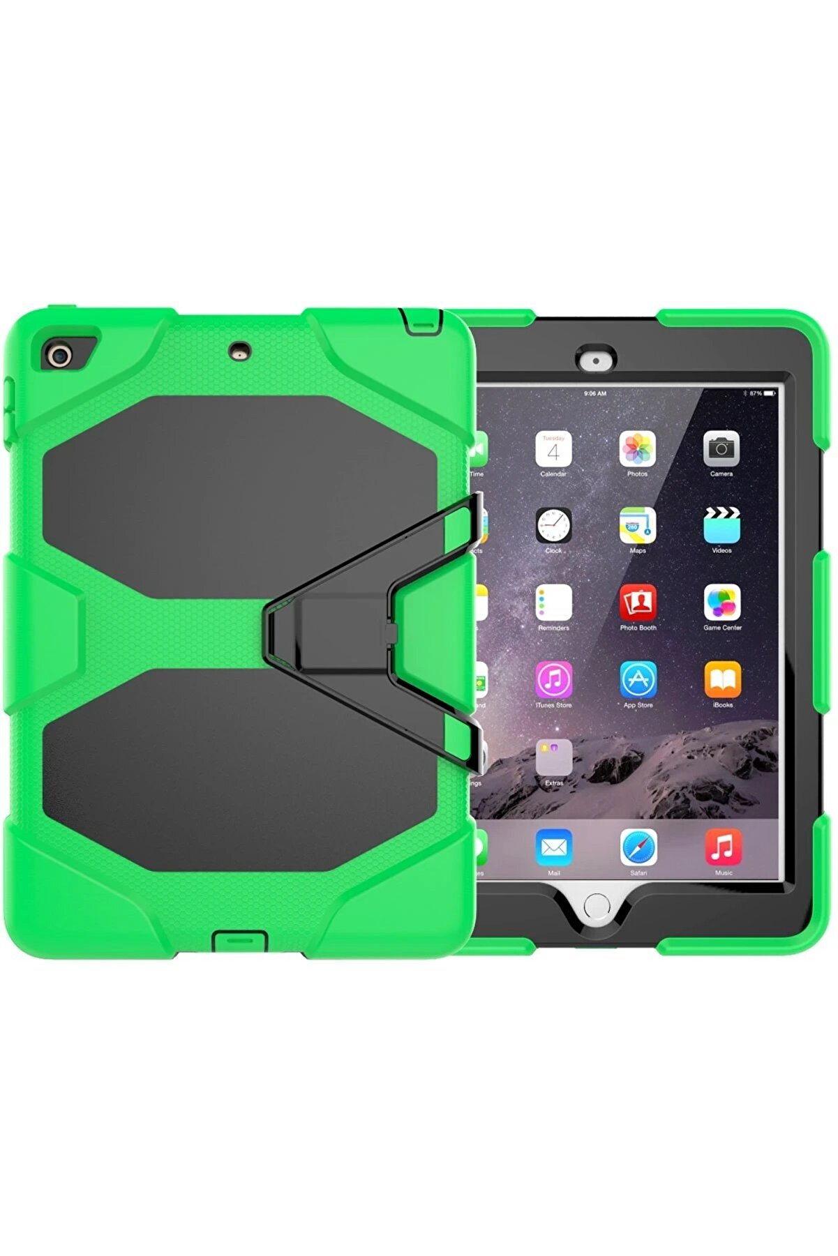 CepteToptan iPad 5 Air 9.7 Kılıf Griffin Tablet Kapak - Yeşil - DROPX3350-7461