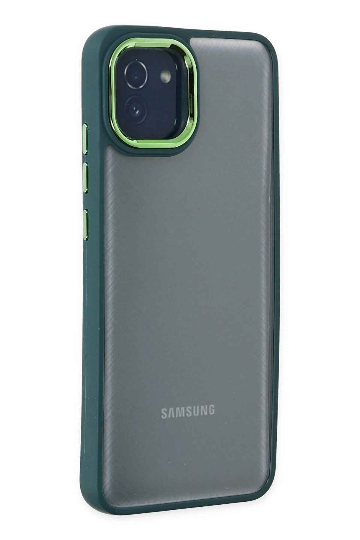 CepteToptan Samsung Galaxy A03 Kılıf Dora Kapak - Haki Yeşil - DROPX1962-4520