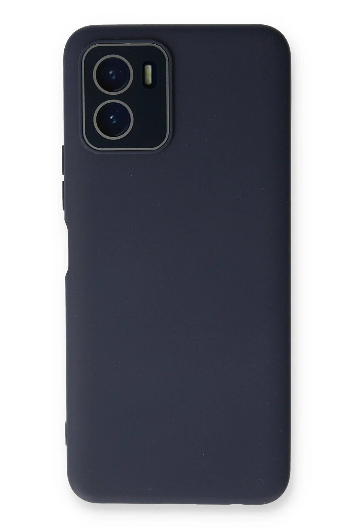 CepteToptan Vivo Y15S Kılıf Lansman Glass Kapak - Lacivert - DROPX1689-7588