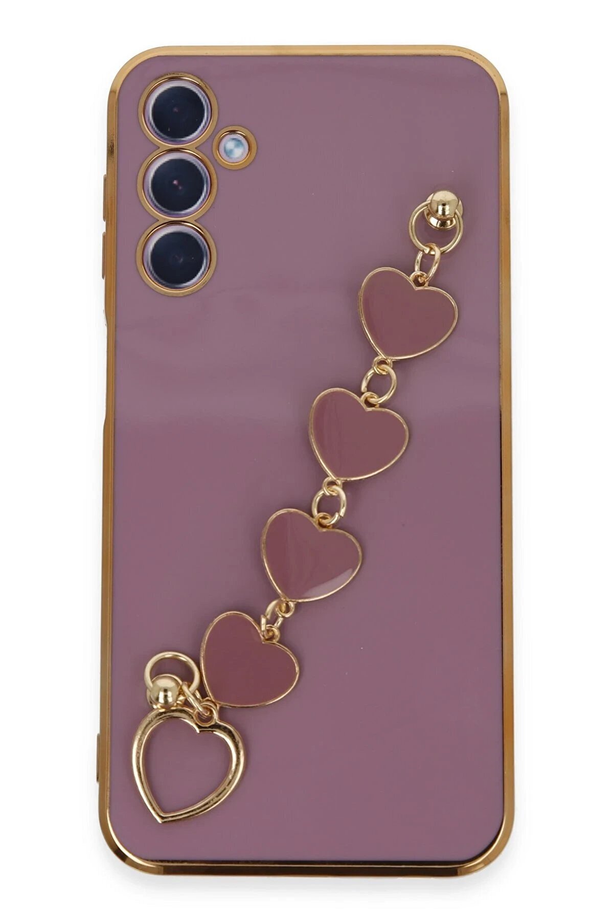 CepteToptan Samsung Galaxy A24 4G Kılıf Esila Silikon - Mor - DROPX6510-8617