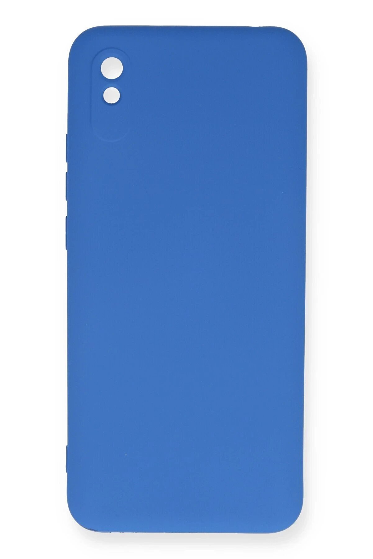 CepteToptan Xiaomi Redmi 9A Kılıf Nano içi Kadife Silikon - Mavi - DROPX8417-5149